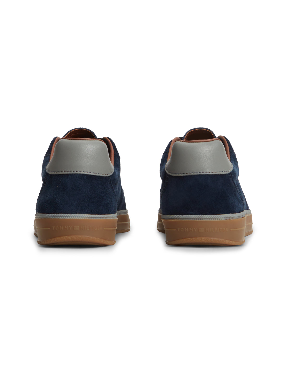 Tommy Hilfiger Luxe Logo Suede Trainers 05997