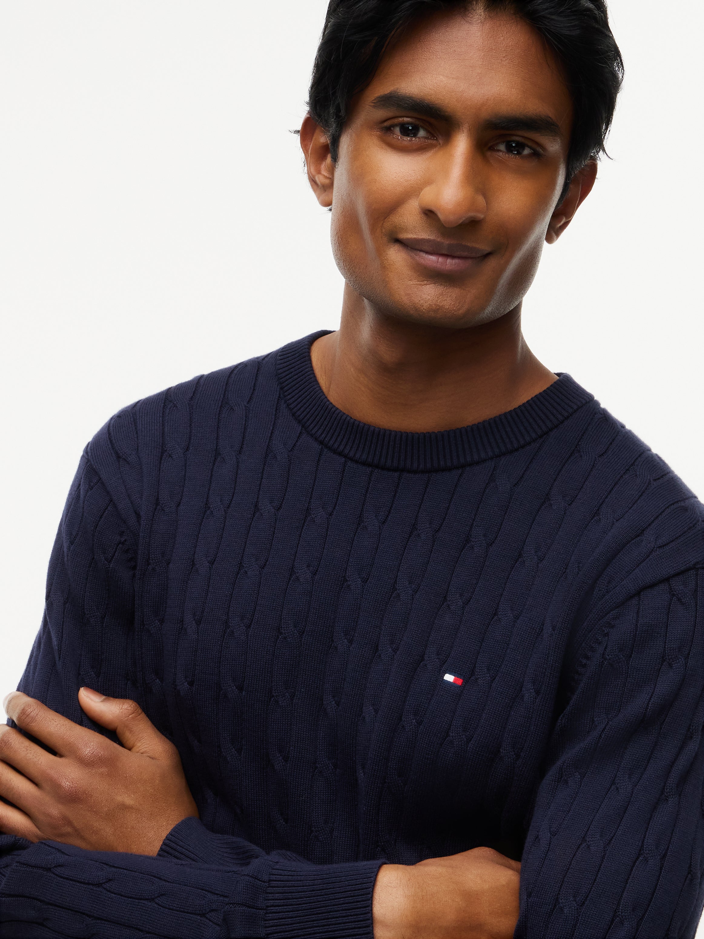 Tommy Hilfiger Crew Neck Cable Knit 33132