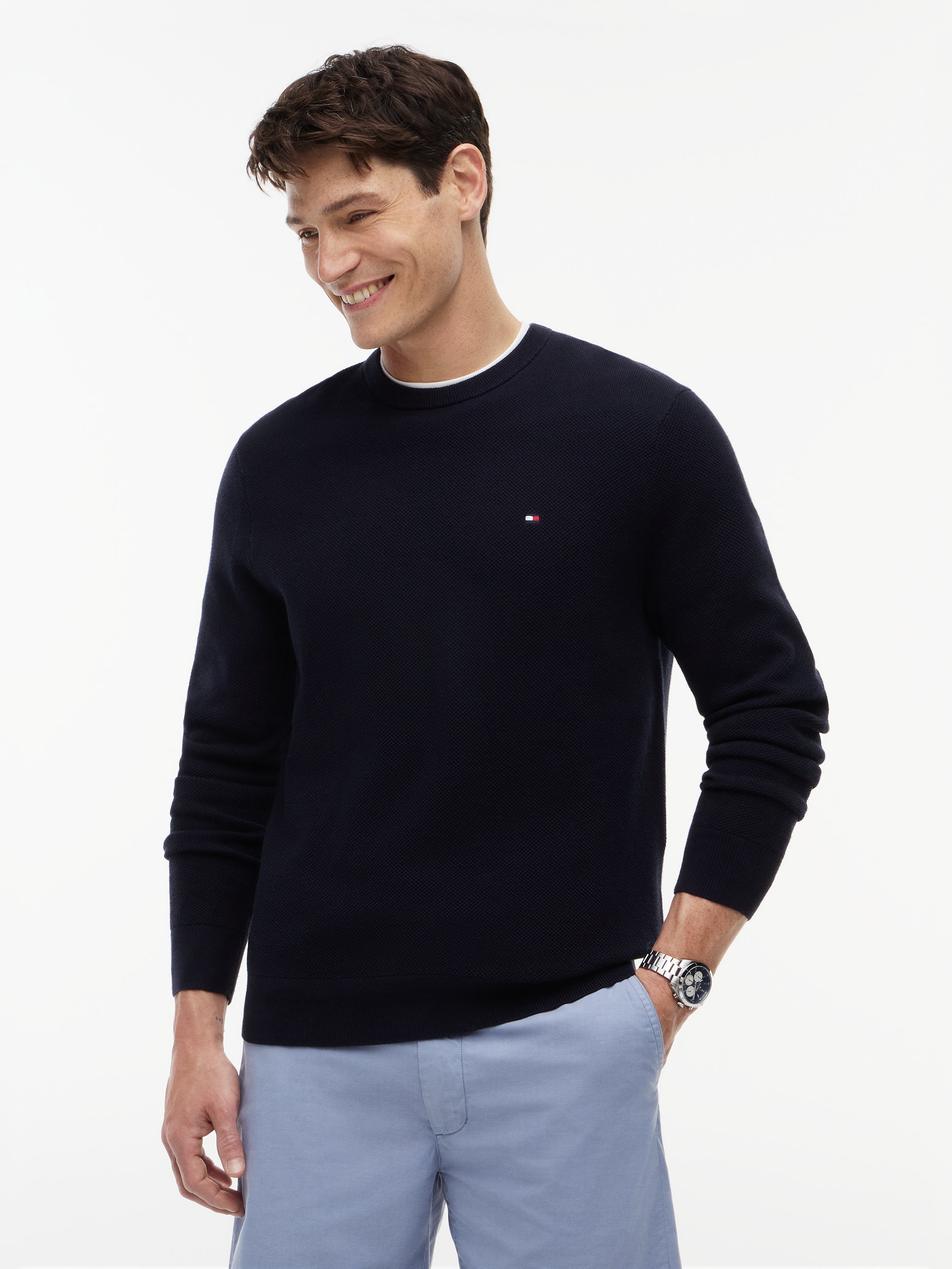 Tommy Hilfiger Essential Structure Crew Knit 36347