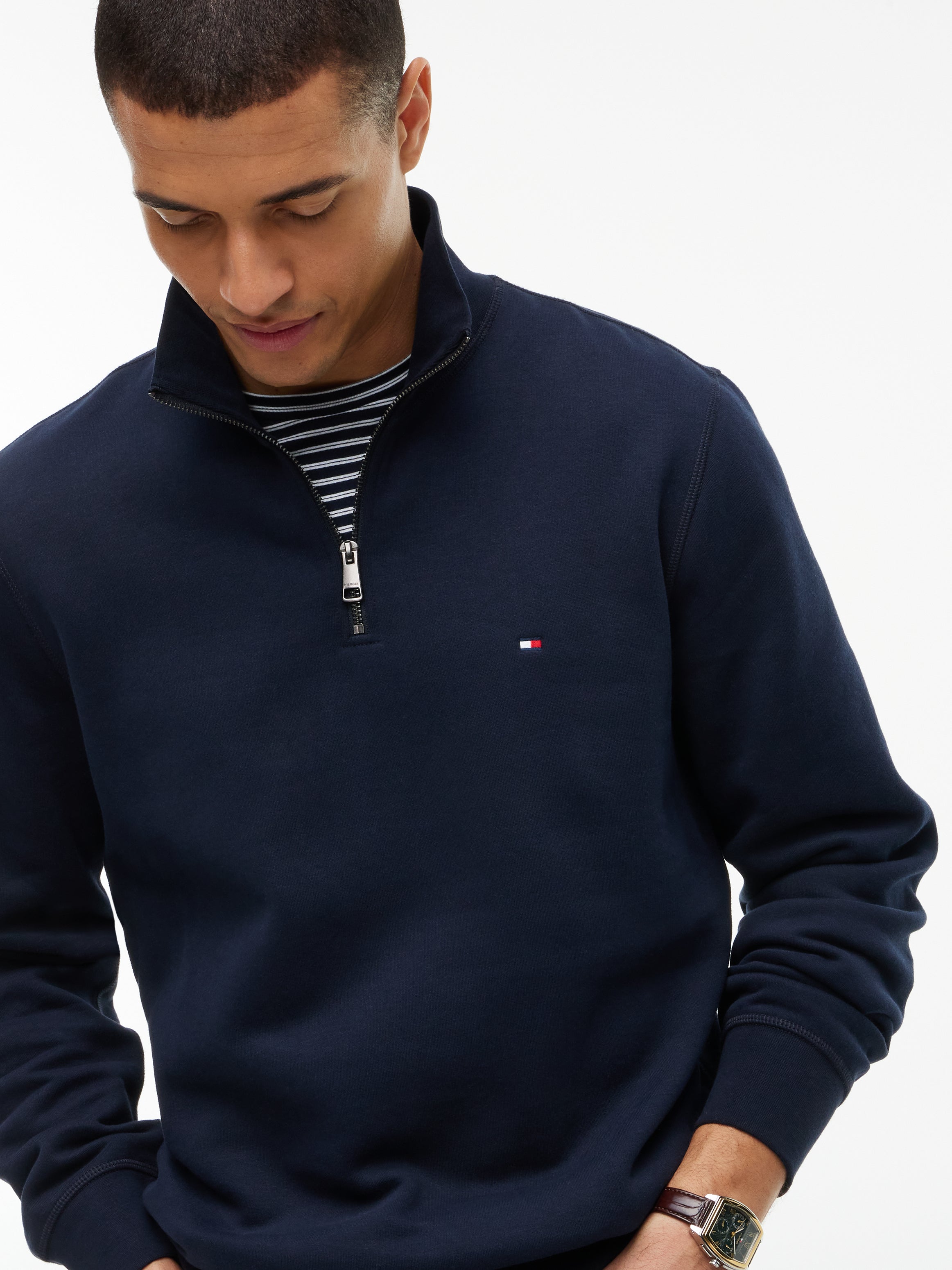 Tommy Hilfiger Essential Quarter-Zip Fleece 37233