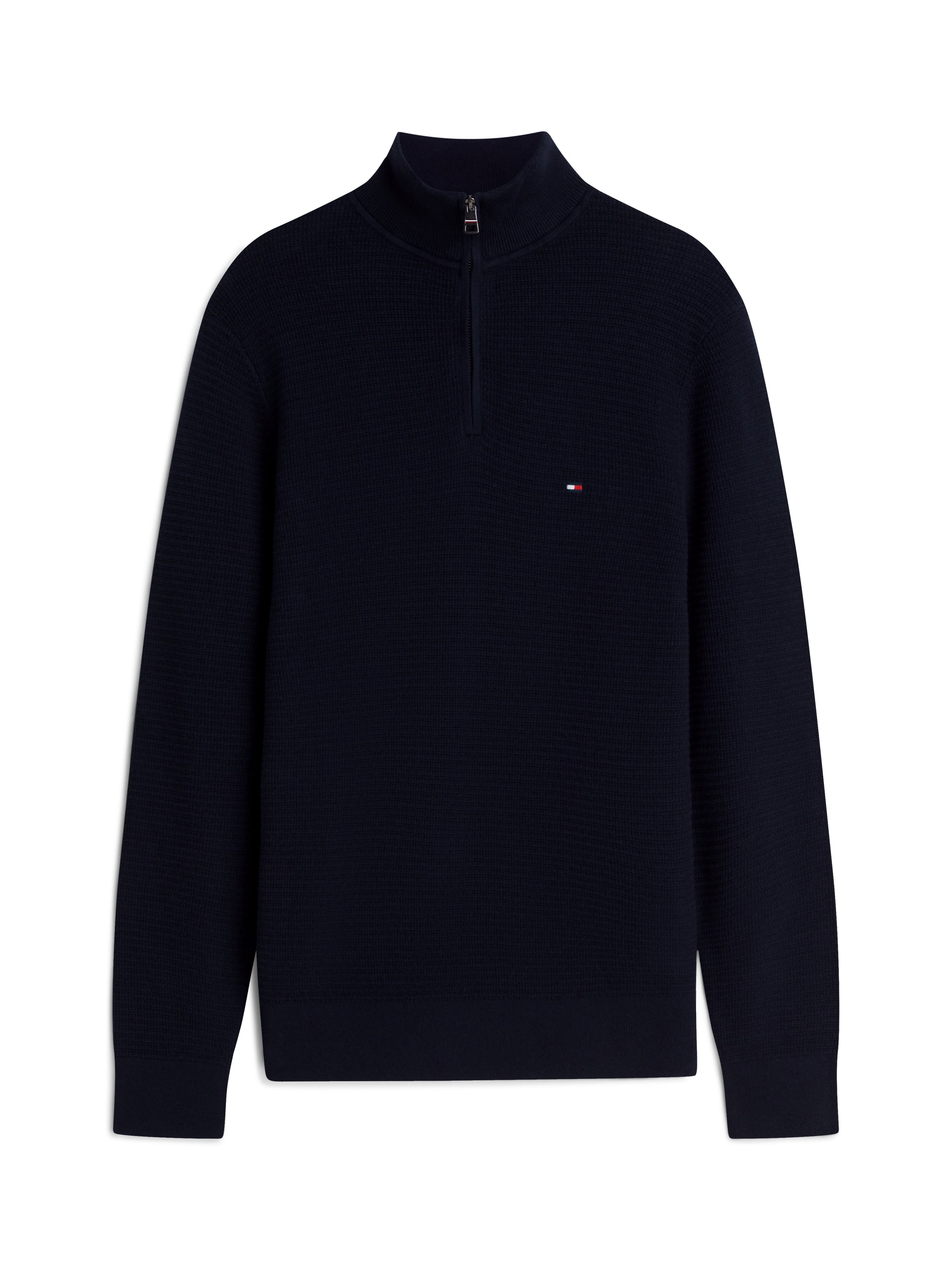 Tommy Hilfiger Cashmere Structure 1/4 Zip Knit 44760
