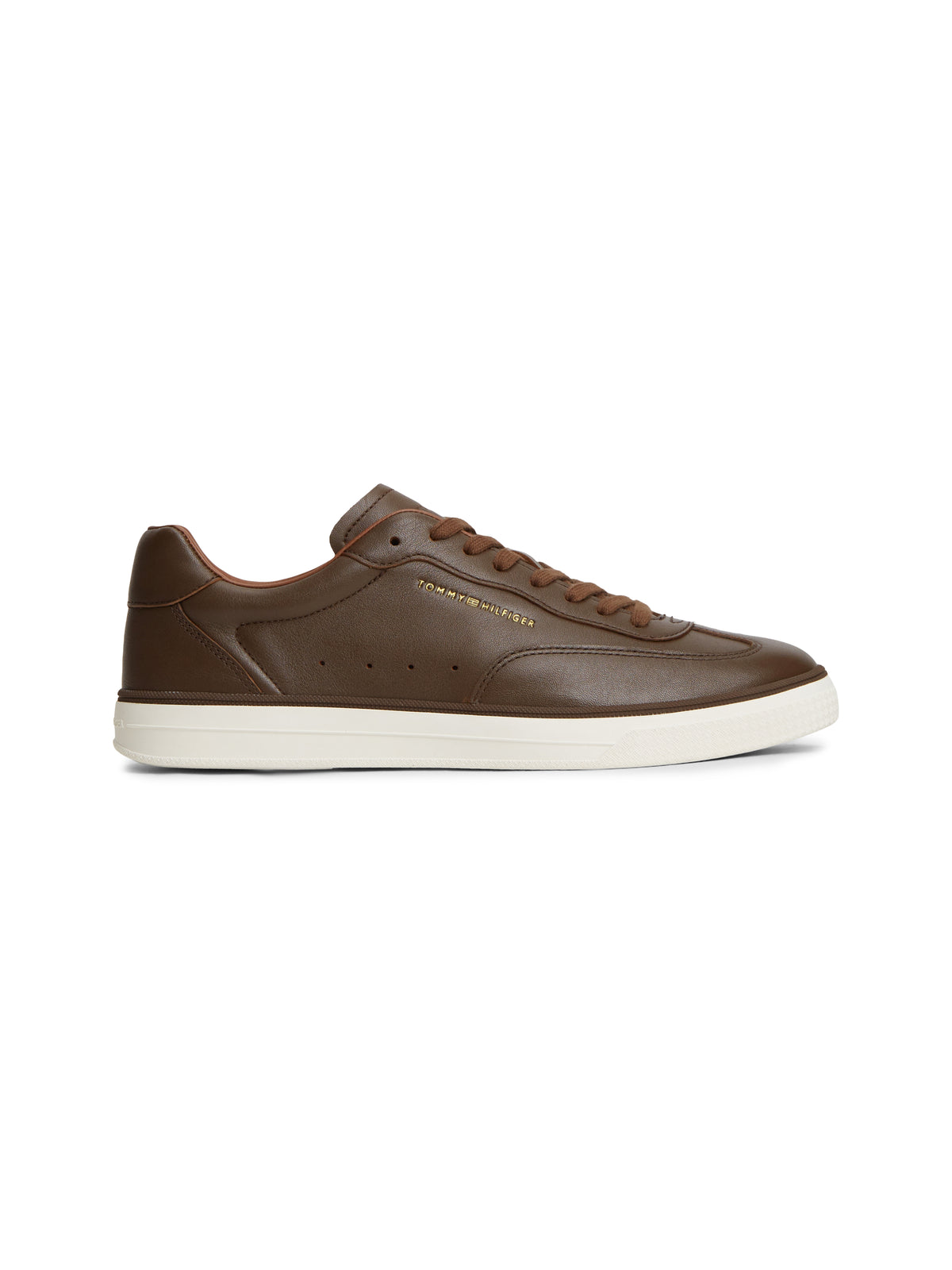 Tommy Hilfiger Luxe Logo Leather Trainers 05996