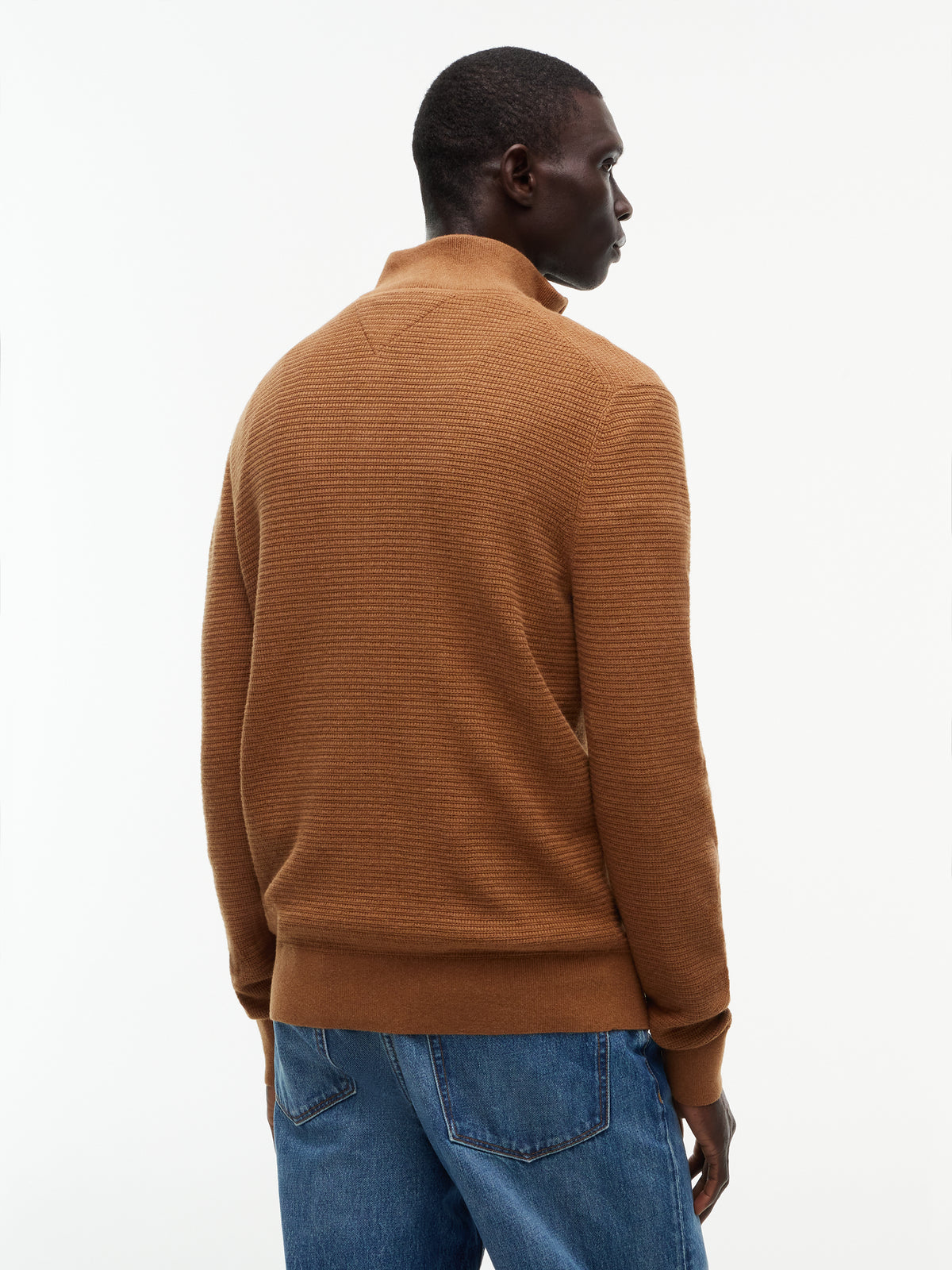 Tommy Hilfiger Cashmere Structure 1/4 Zip Knit 44760