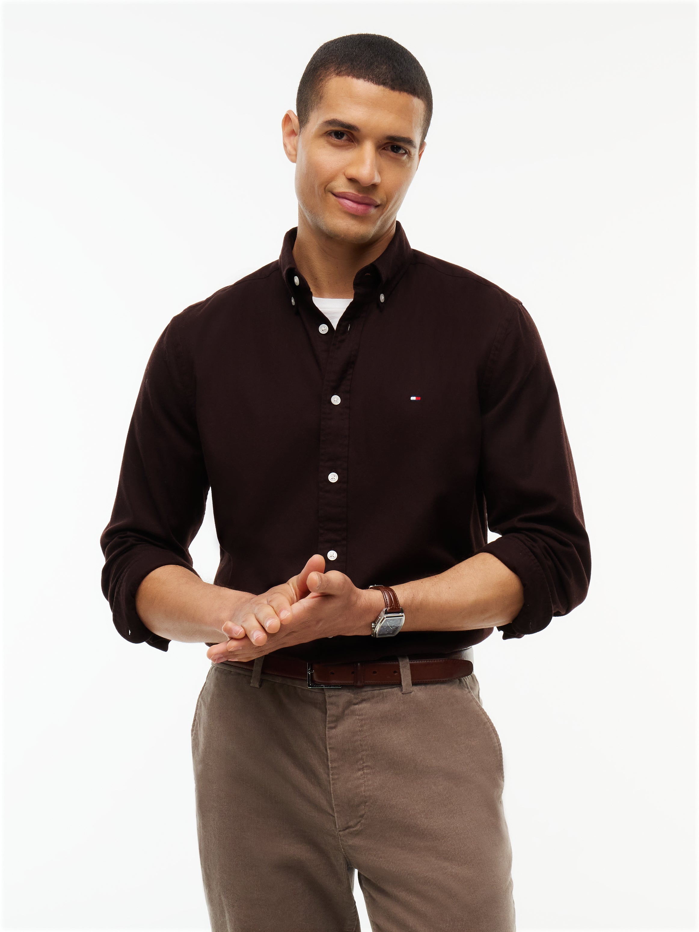 Tommy Hilfiger Flex Fit Flannel Shirt 40469