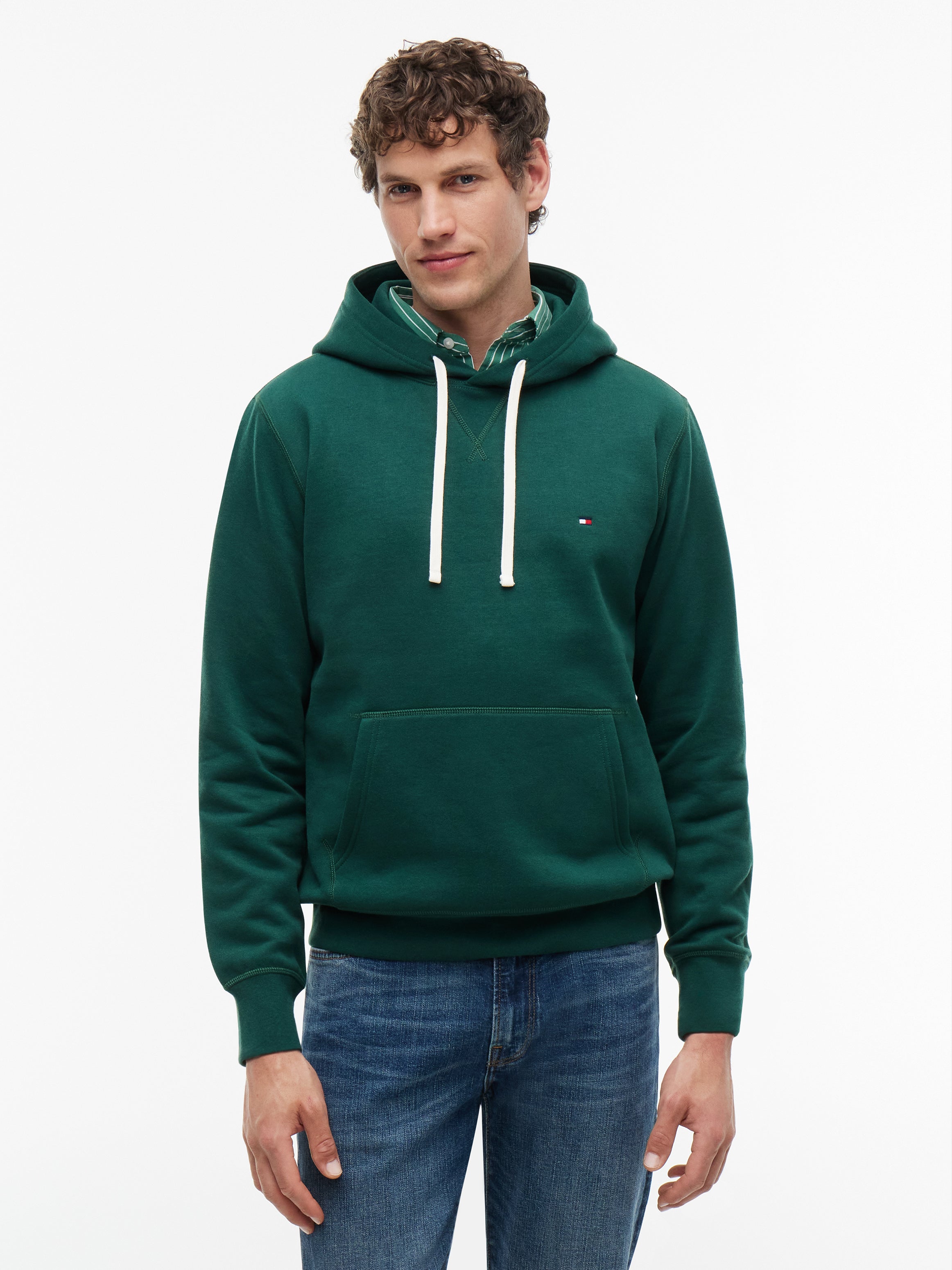Tommy Hilfiger Contrast Drawstring Hoody 39997