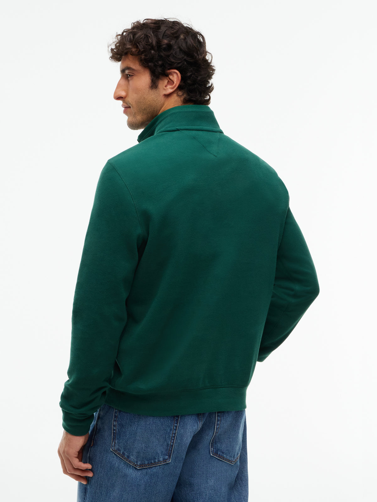 Tommy Hilfiger French Rib 1/4 Zip Sweatshirt 40042