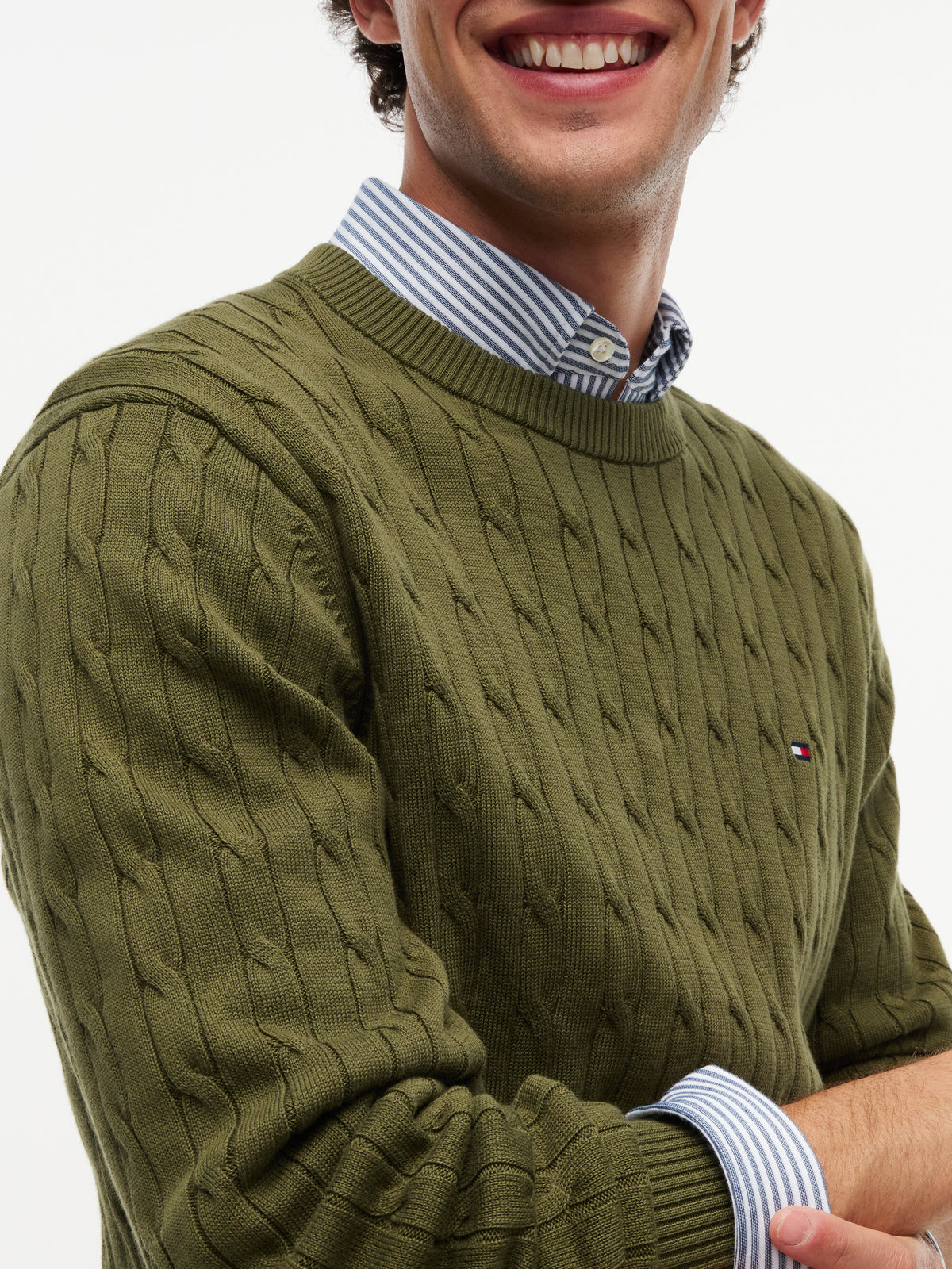 Tommy Hilfiger Crew Neck Cable Knit 33132