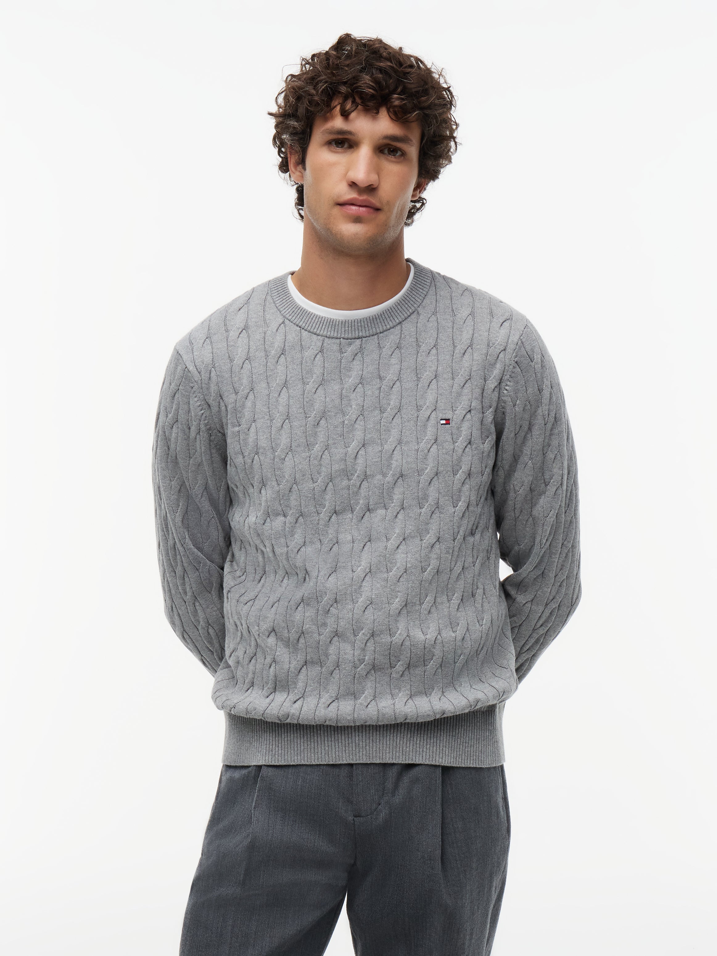 Tommy Hilfiger Crew Neck Cable Knit 33132