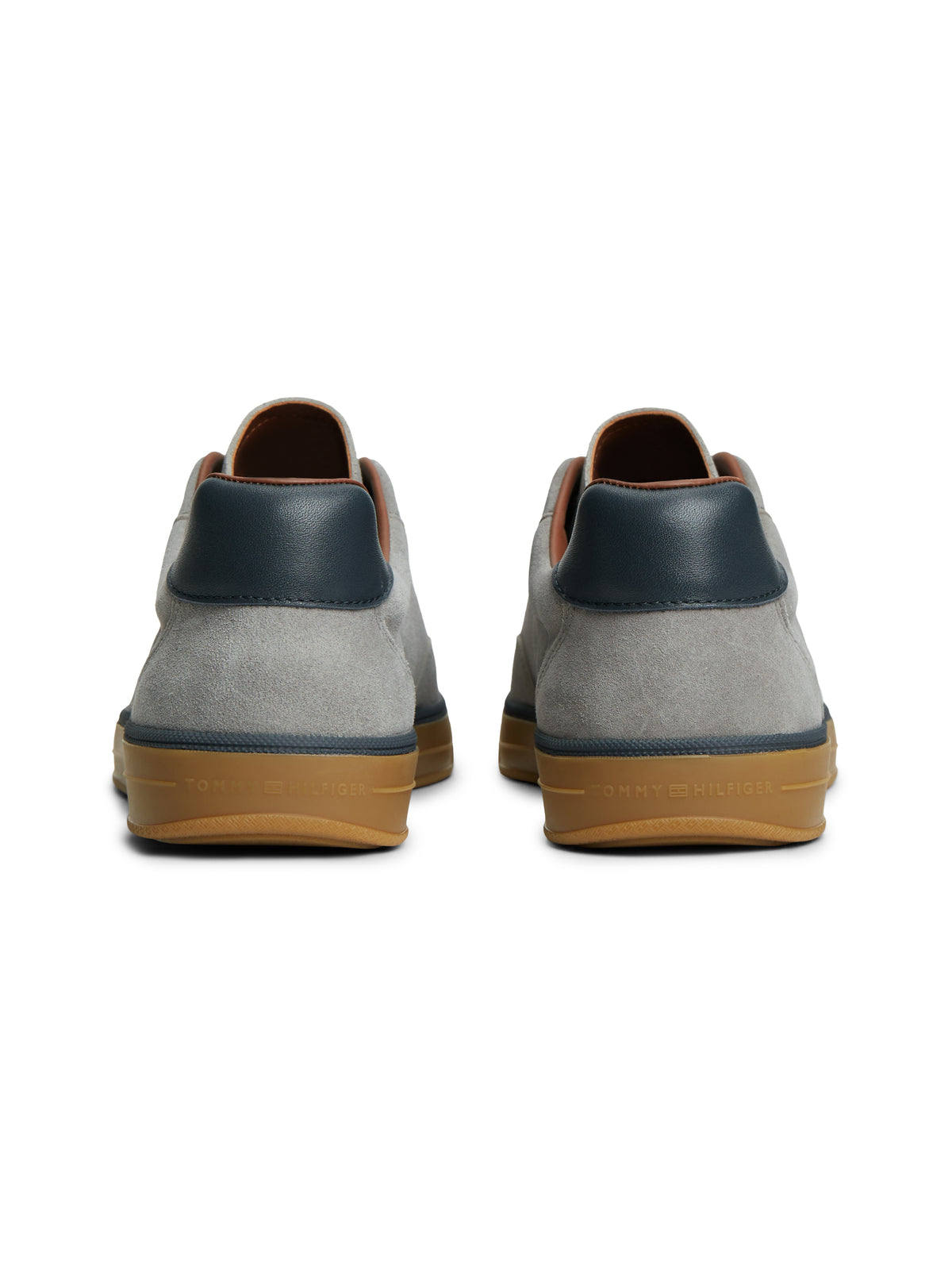 Tommy Hilfiger Luxe Logo Suede Trainers 05997