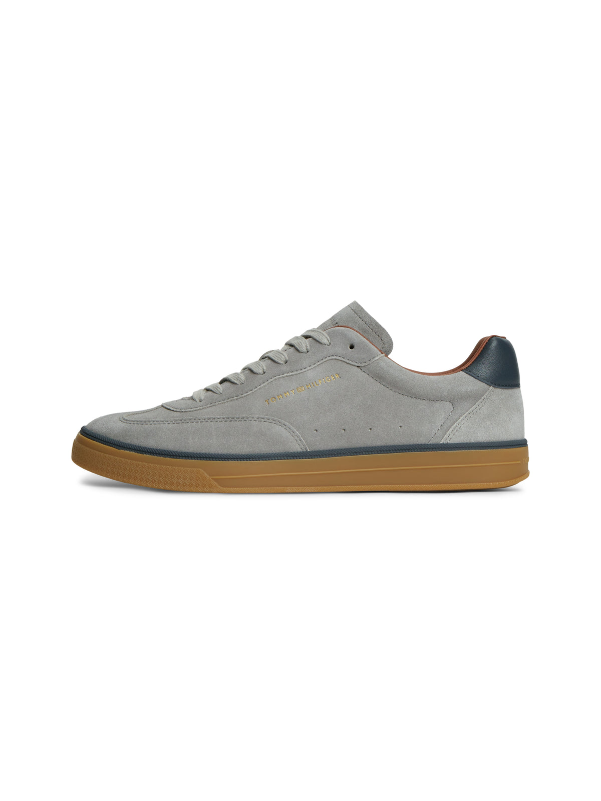 Tommy Hilfiger Luxe Logo Suede Trainers 05997