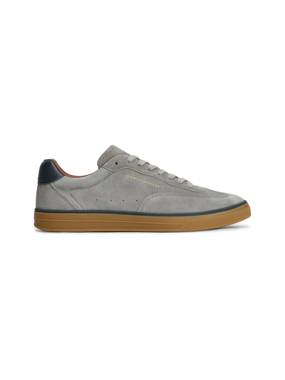 Tommy Hilfiger Luxe Logo Suede Trainers 05997