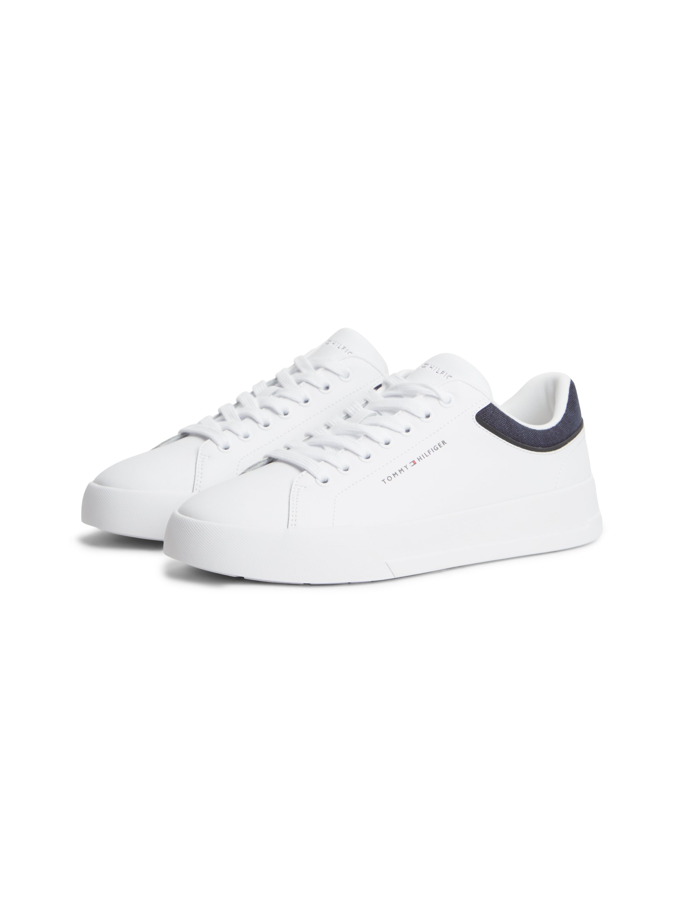 Tommy Hilfiger Court Mix Collar Trainers 05970