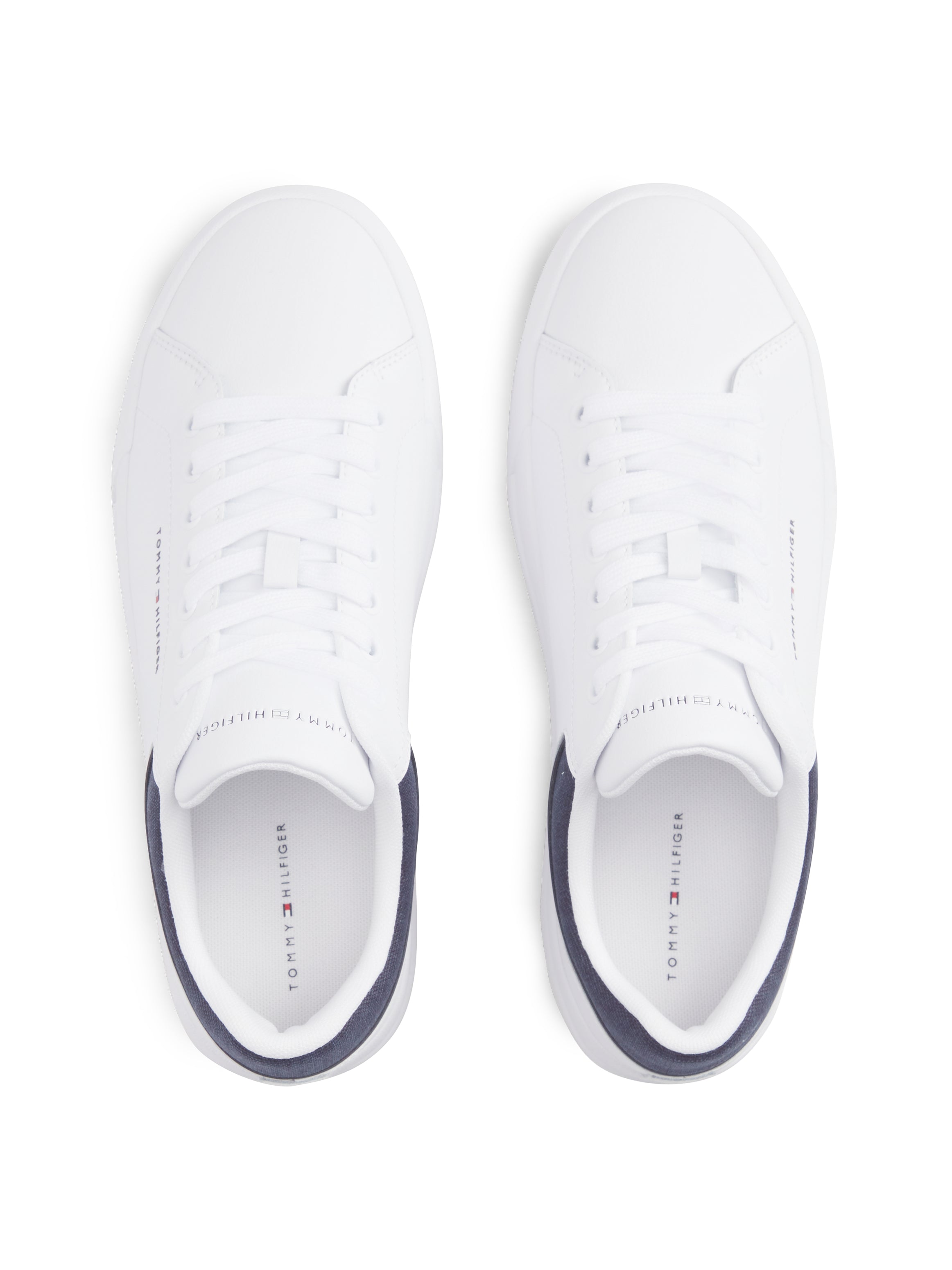 Tommy Hilfiger Court Mix Collar Trainers 05970