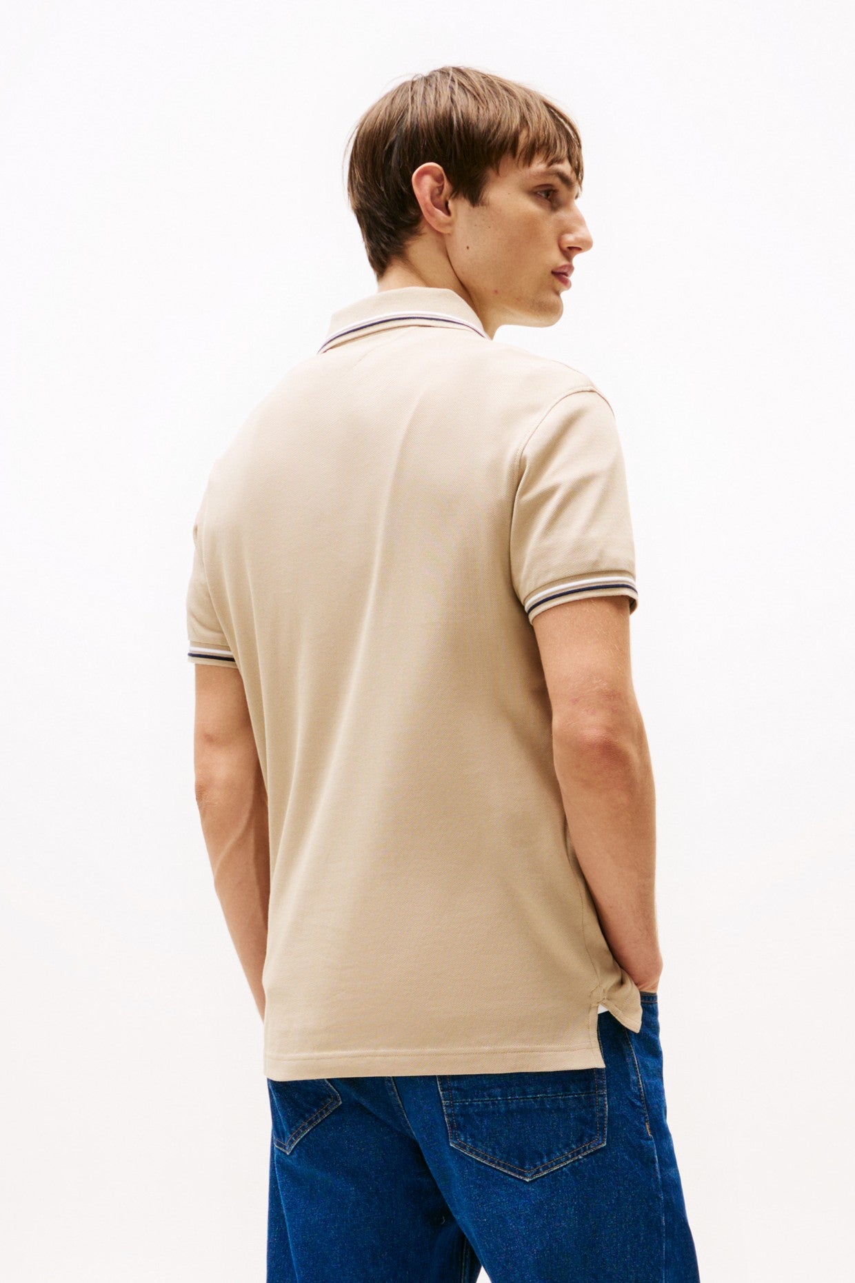 Tommy Hilfiger Slim Fit Tipped Polo Shirt 39993