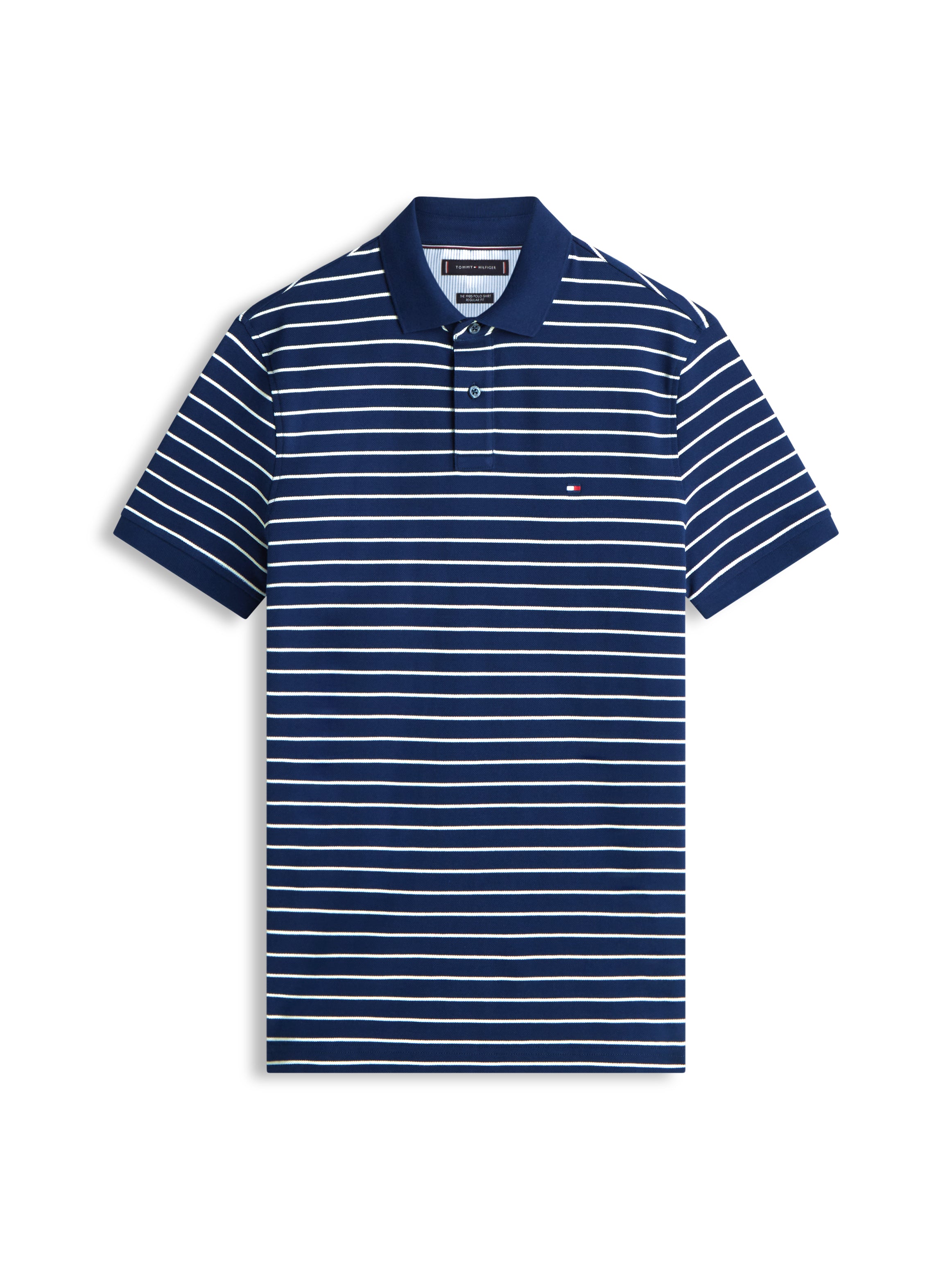 Tommy Hilfiger Stripe Pique Polo Shirt 17770