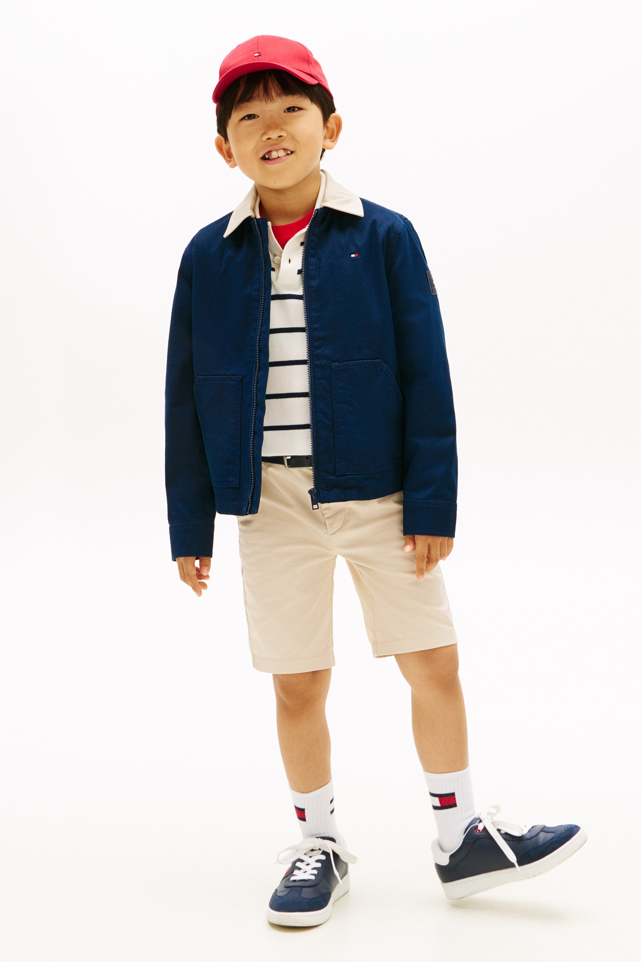 Tommy Hilfiger Kids Cotton Twill Chino Shorts