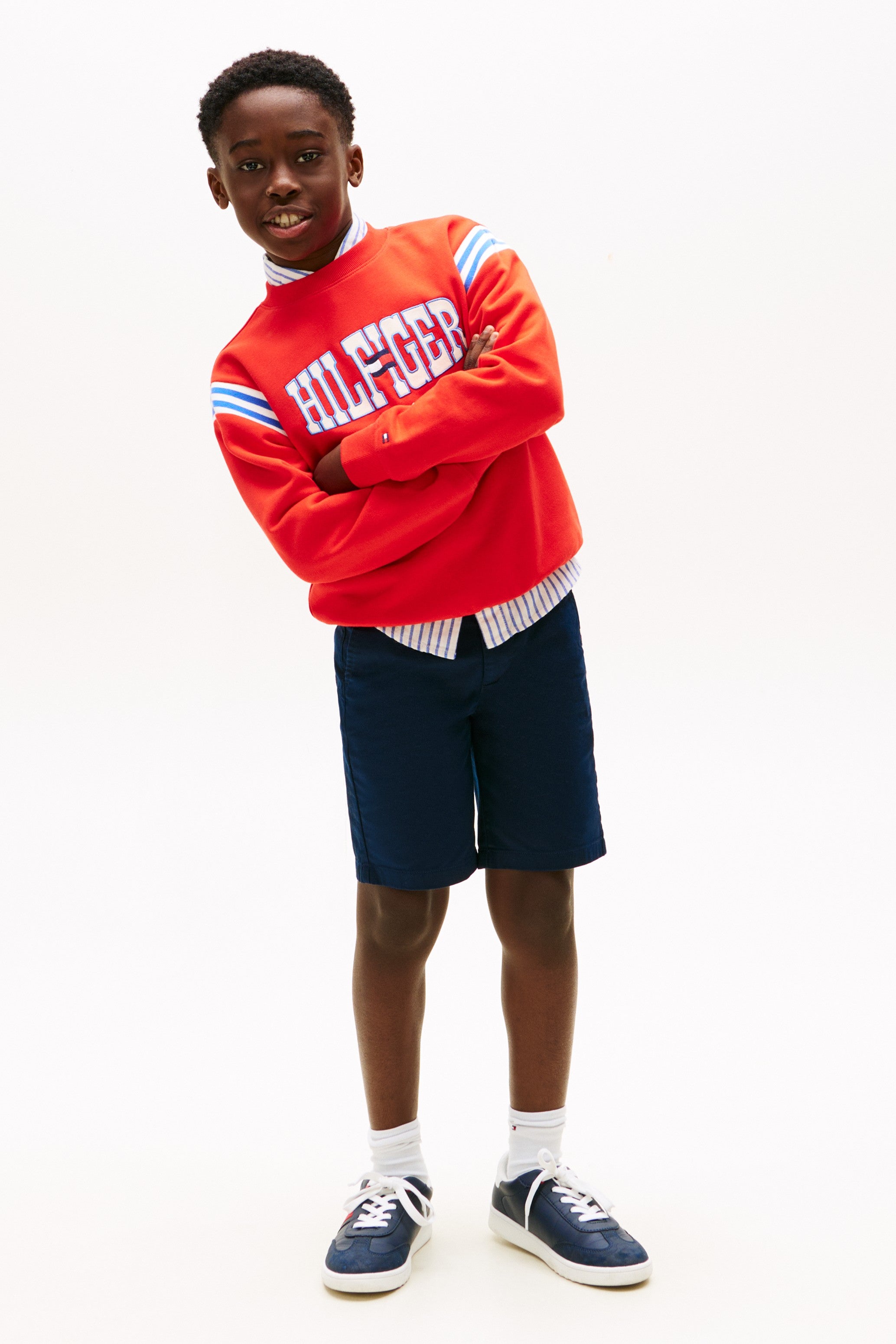 Tommy Hilfiger Kids Cotton Twill Chino Shorts