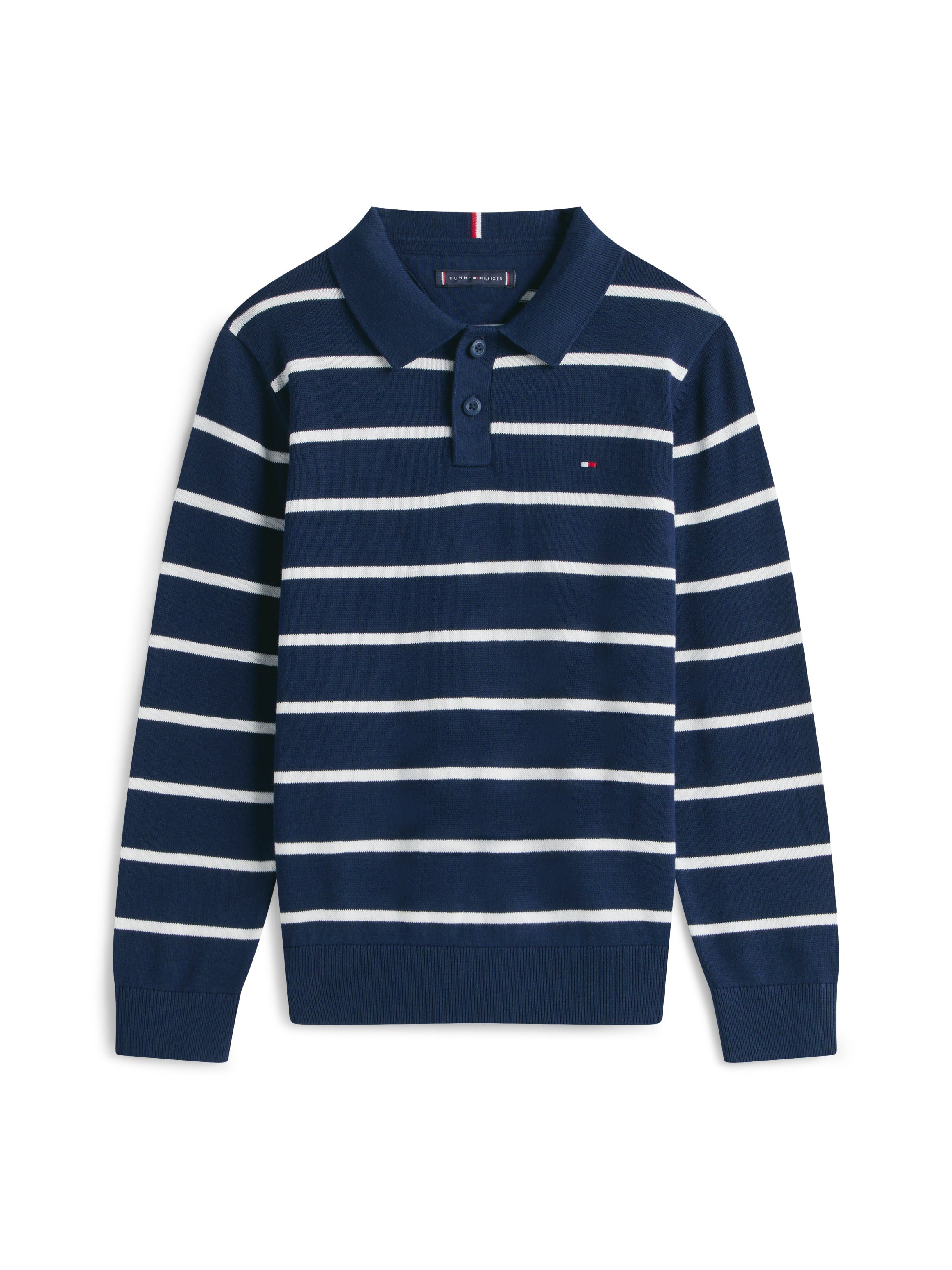 Tommy Hilfiger Kids Polo Collar Sweatshirt