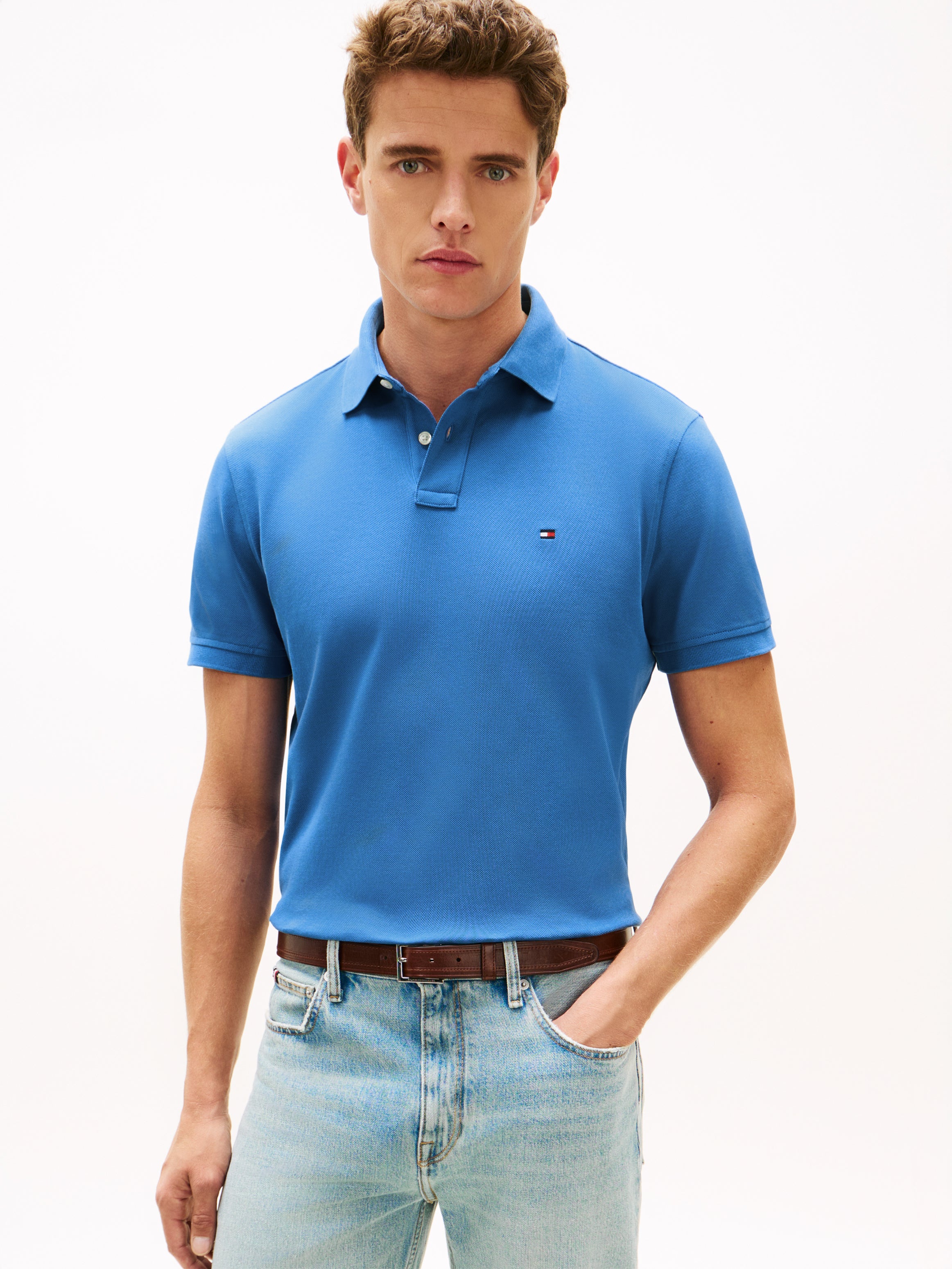 Tommy Hilfiger Regular Fit Pique Polo Shirt 17770