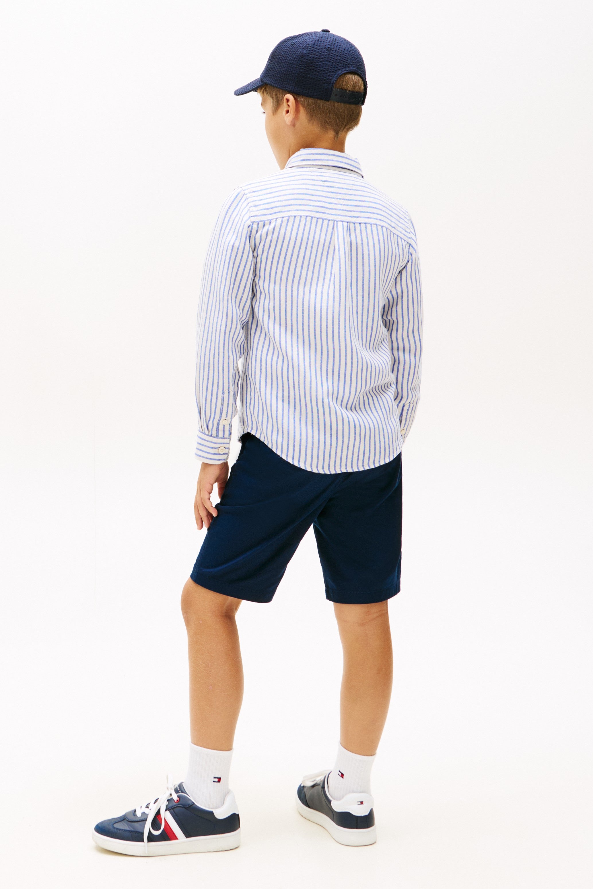 Tommy Hilfiger Kids Linen Blend Shirt
