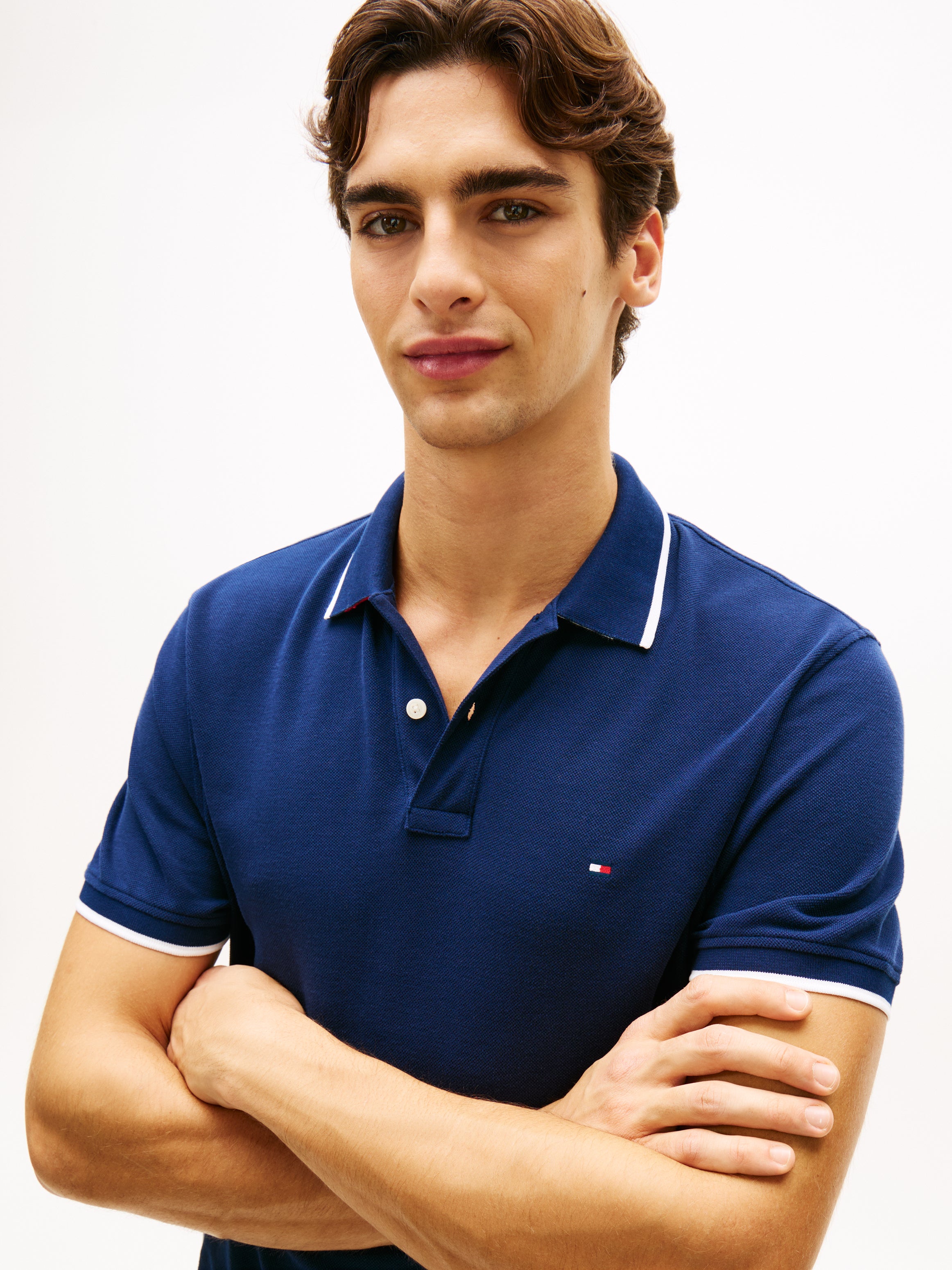 Tommy Hilfiger Tipped Pique Polo Shirt 42748