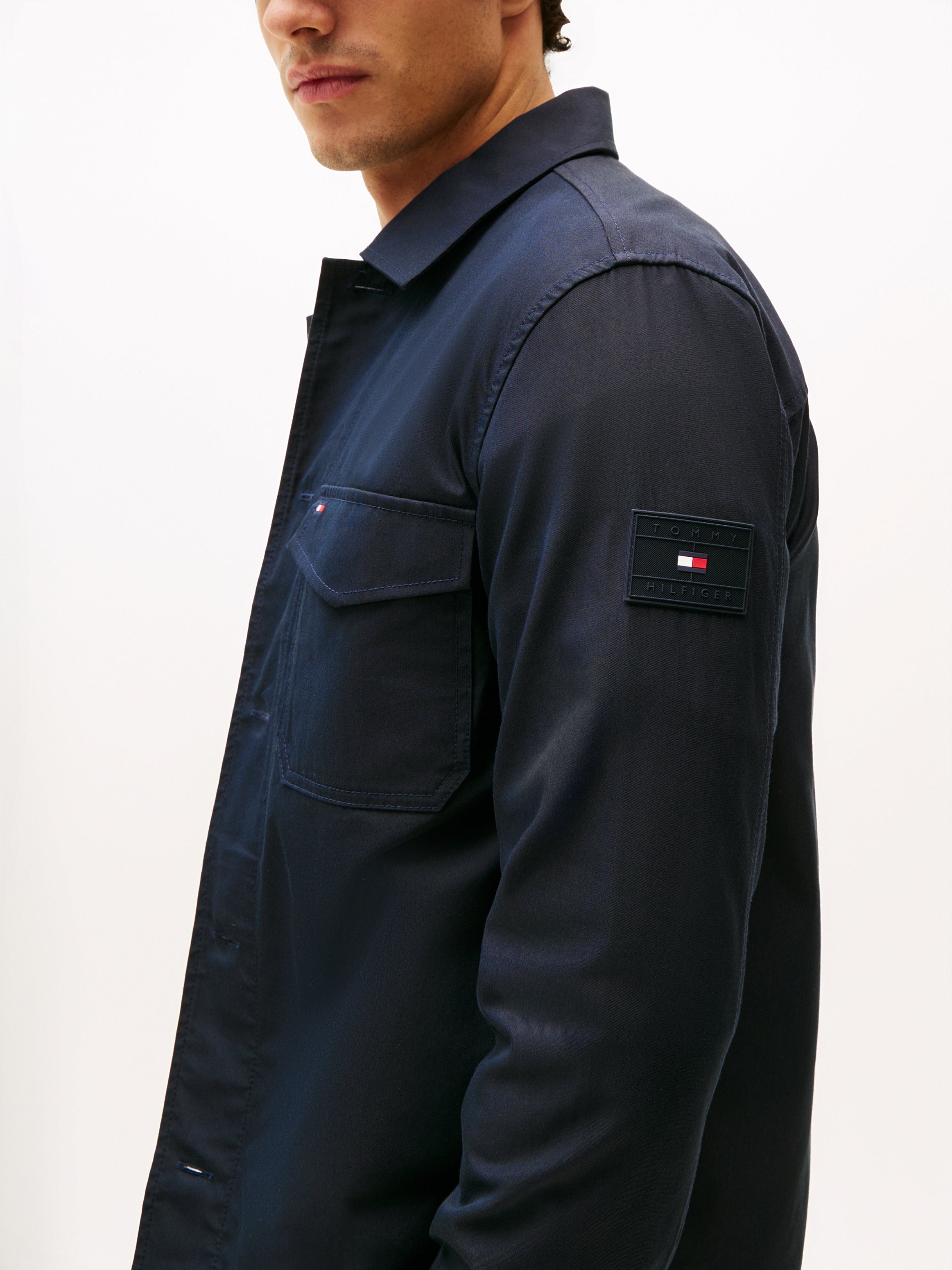 Tommy Hilfiger Cotton Nylon Overshirt 38712