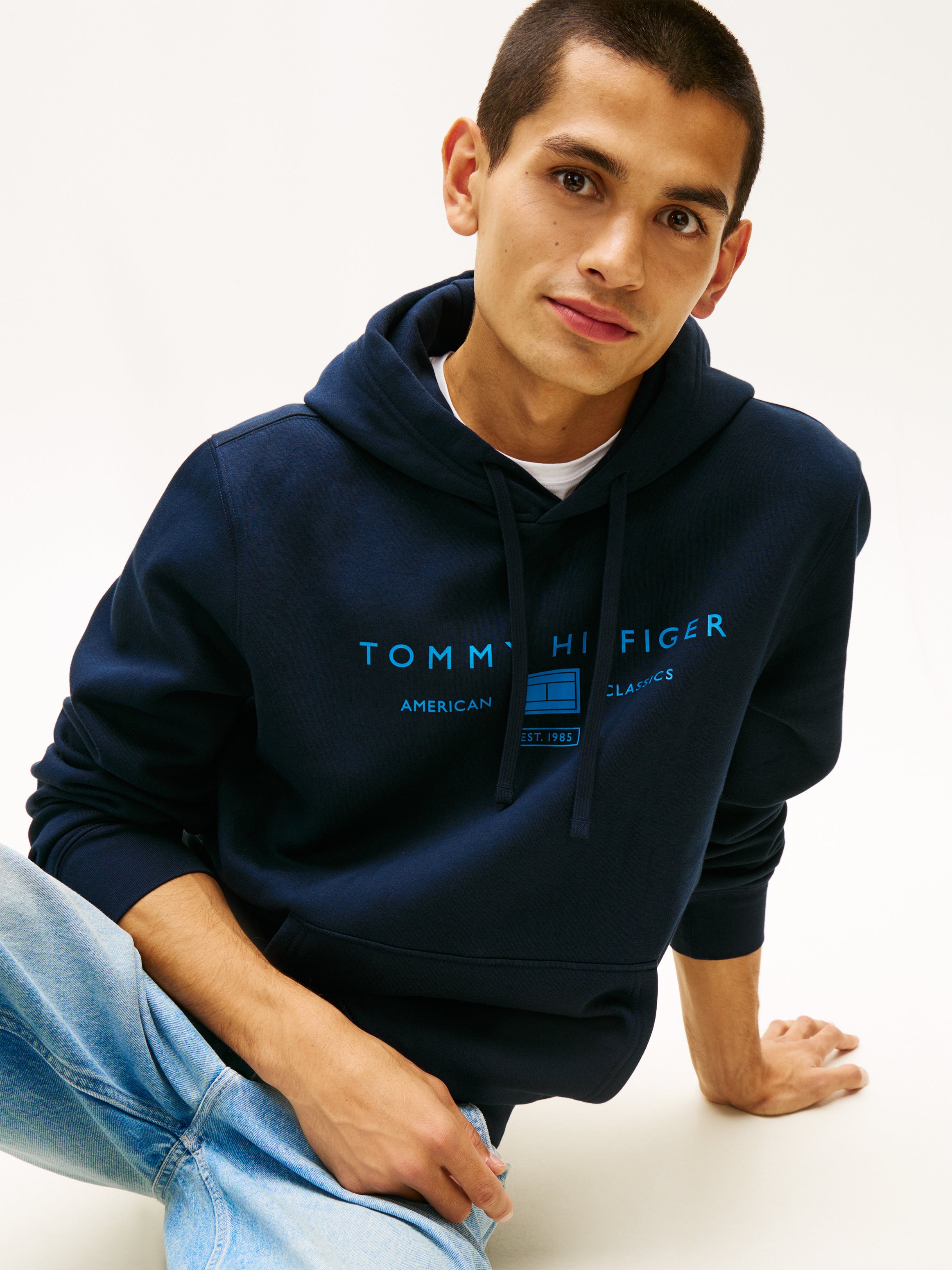 Tommy Hilfiger Brand Love Logo Hoodie 42464