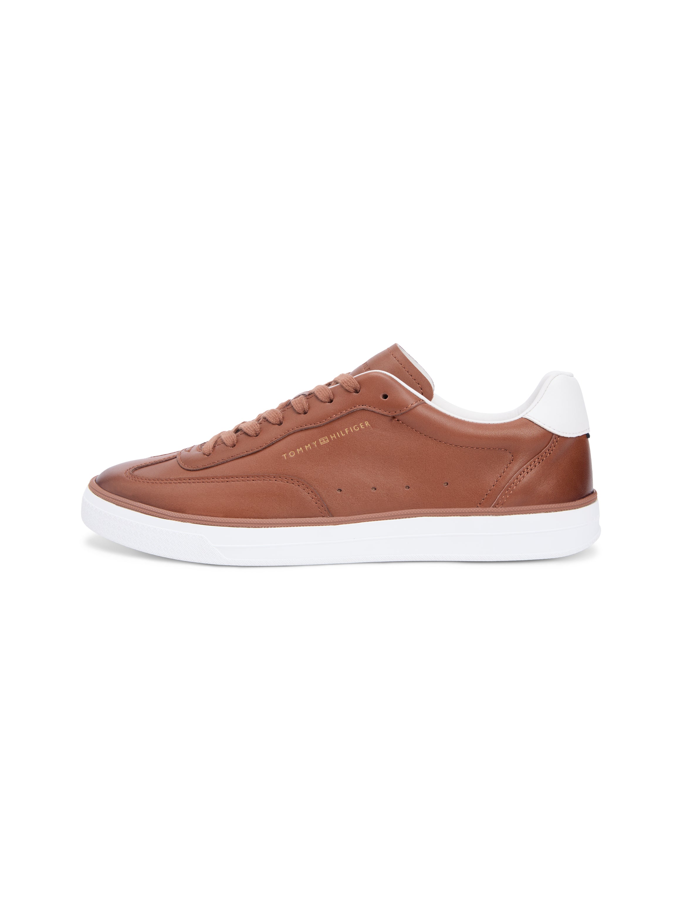 Tommy Hilfiger Luxe Logo Leather Trainers 05870