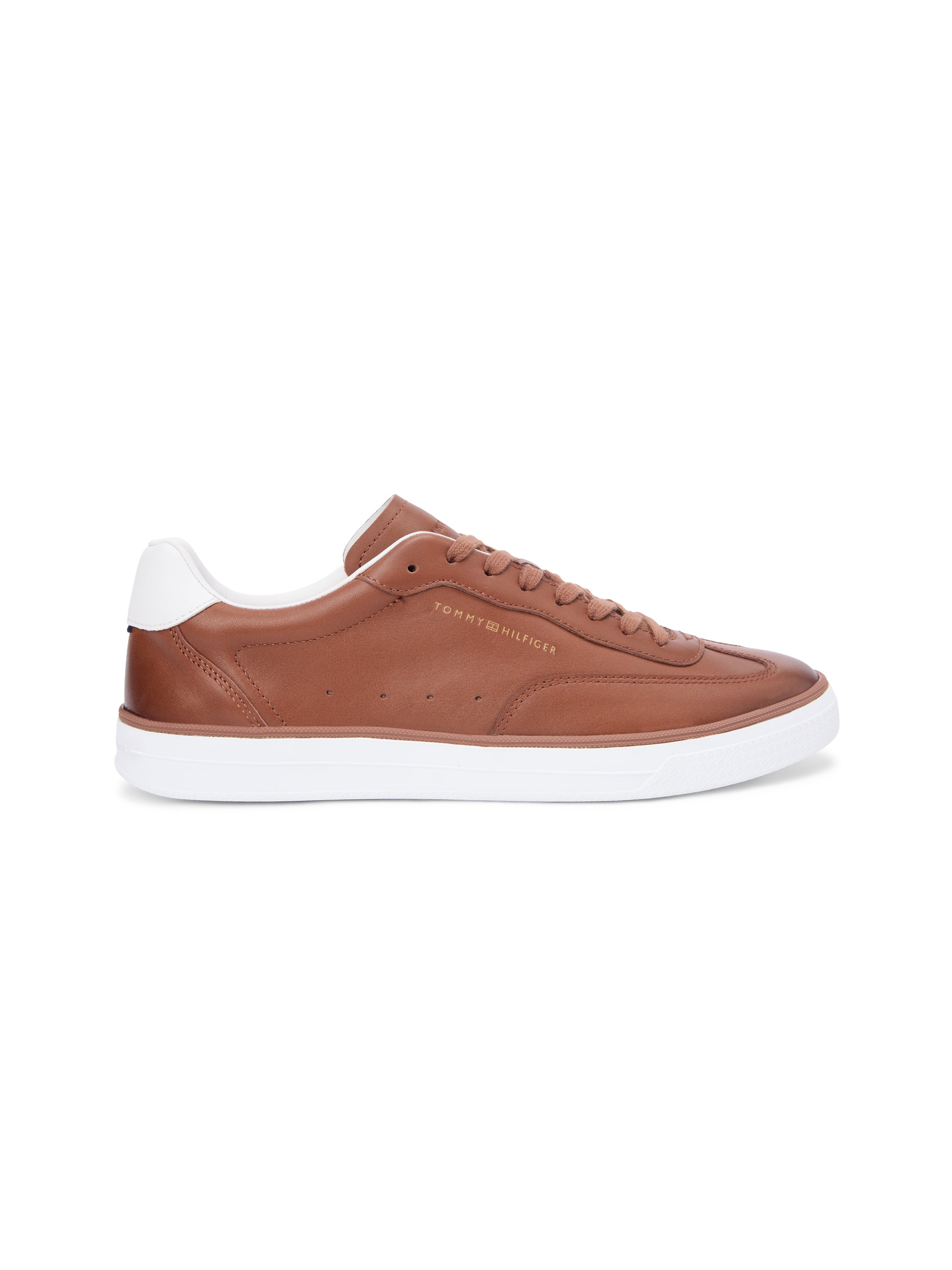 Tommy Hilfiger Luxe Logo Leather Trainers 05870