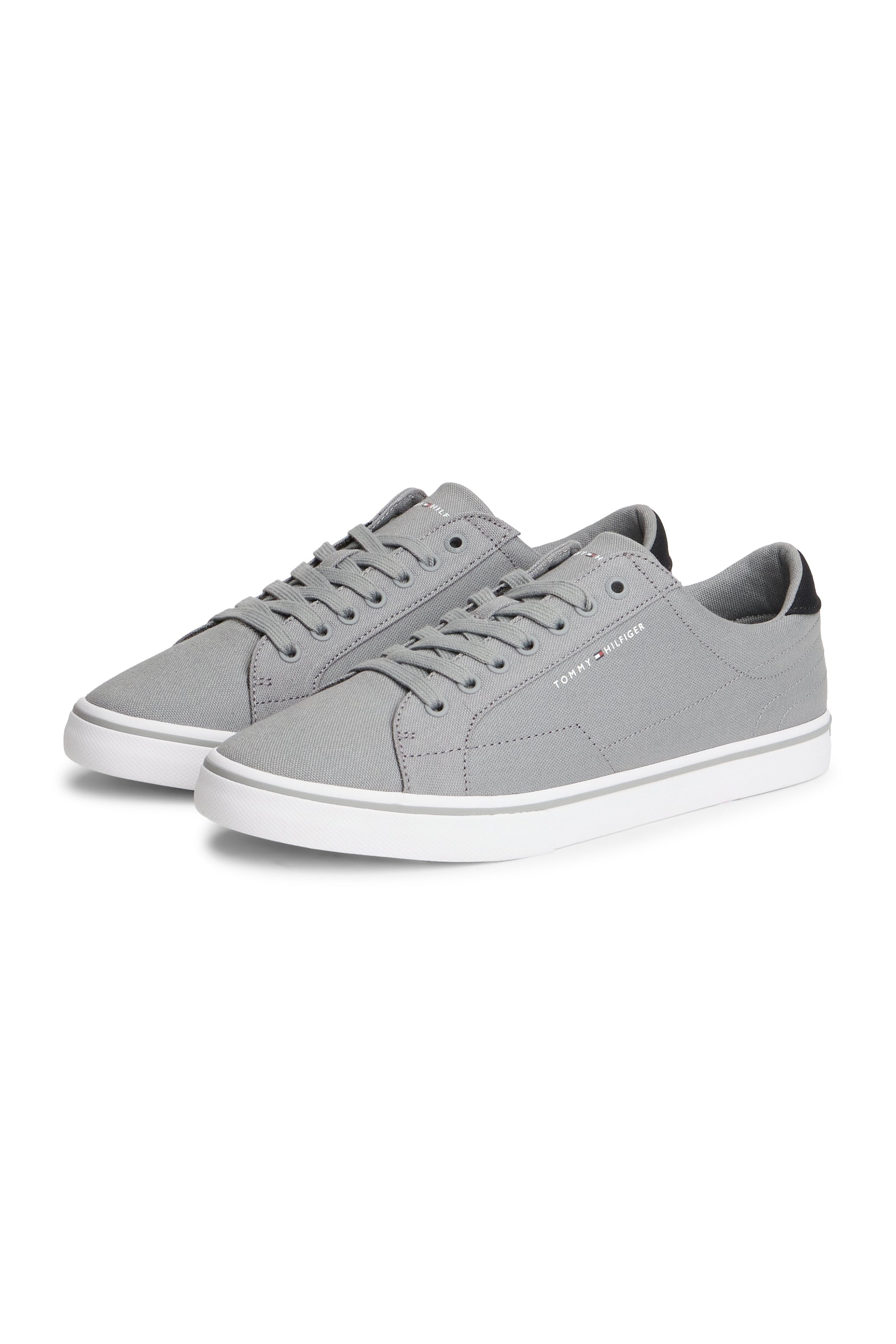 Tommy Hilfiger Canvas Embossed Trainers 05688