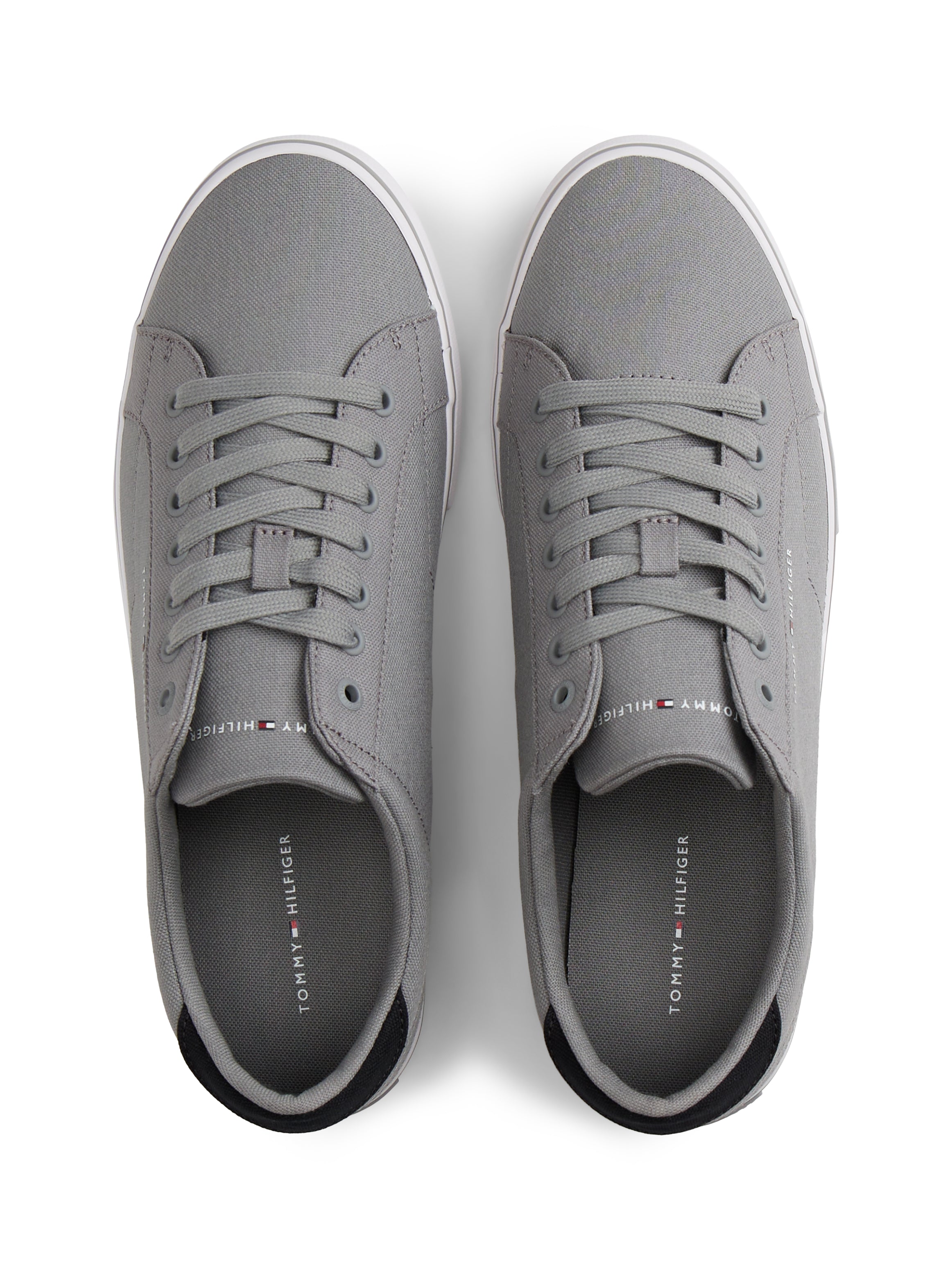 Tommy Hilfiger Canvas Embossed Trainers 05688