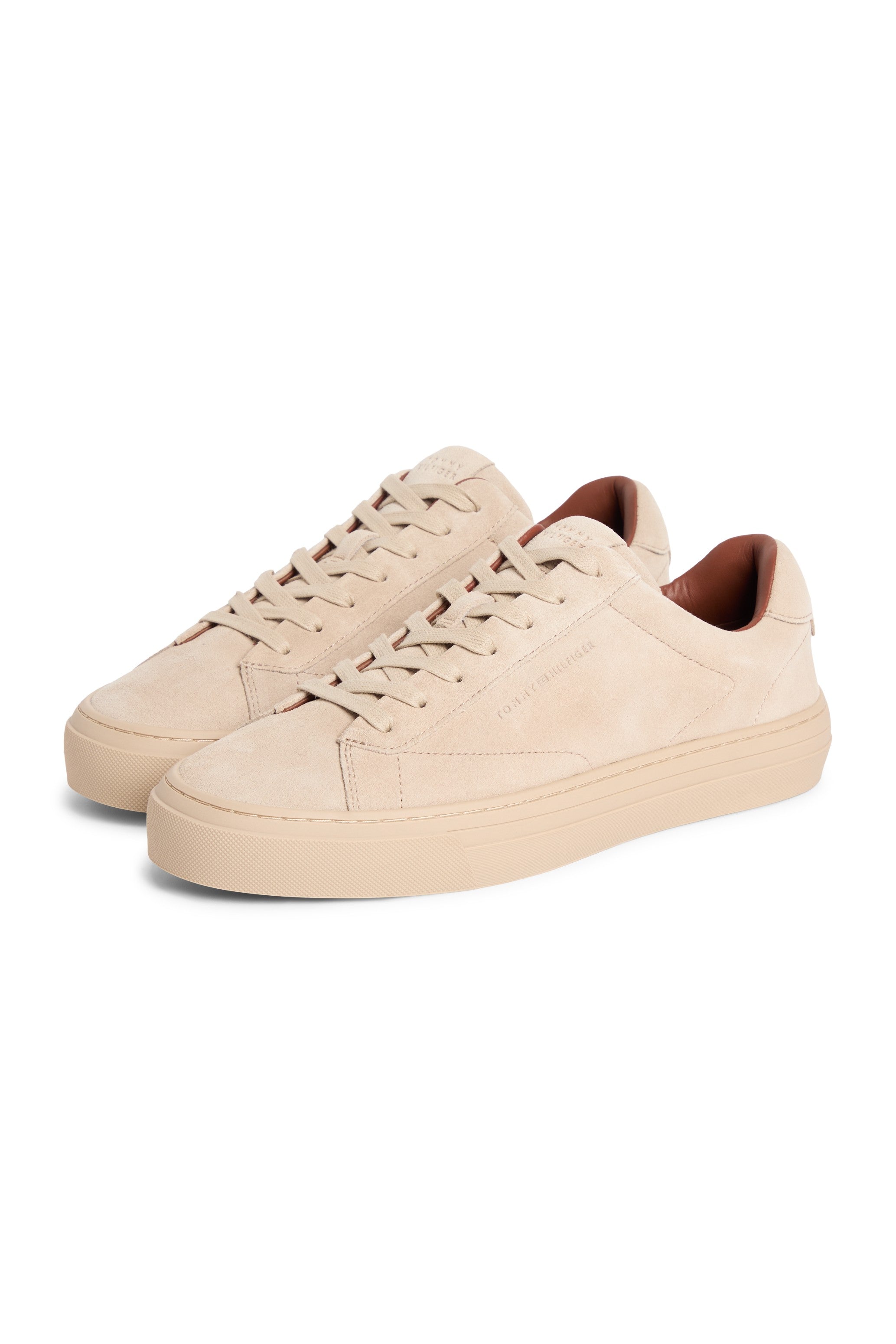 Tommy Hilfiger Debossed Suede Trainers 05829
