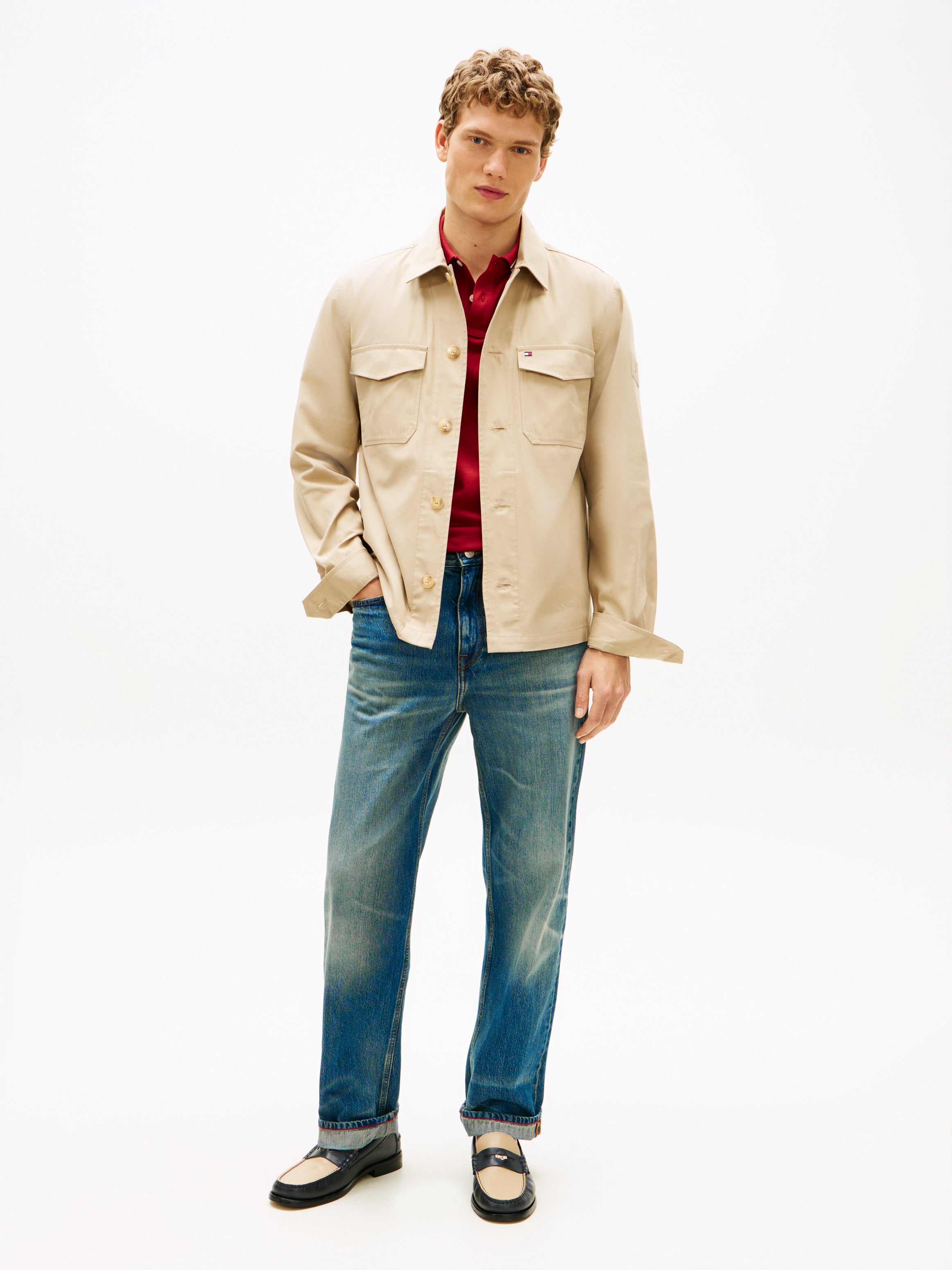 Tommy Hilfiger Cotton Nylon Overshirt 38712