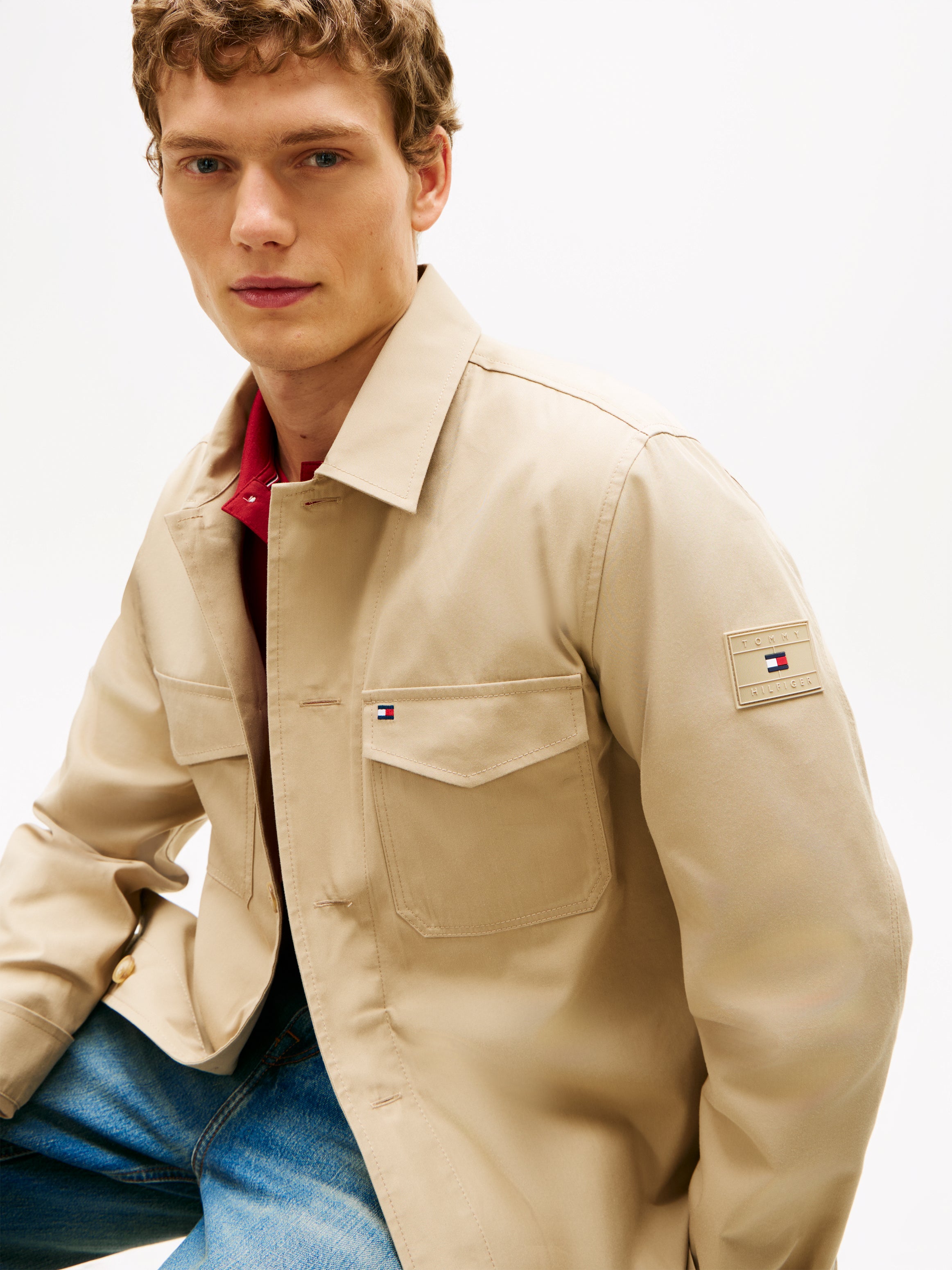 Tommy Hilfiger Cotton Nylon Overshirt 38712