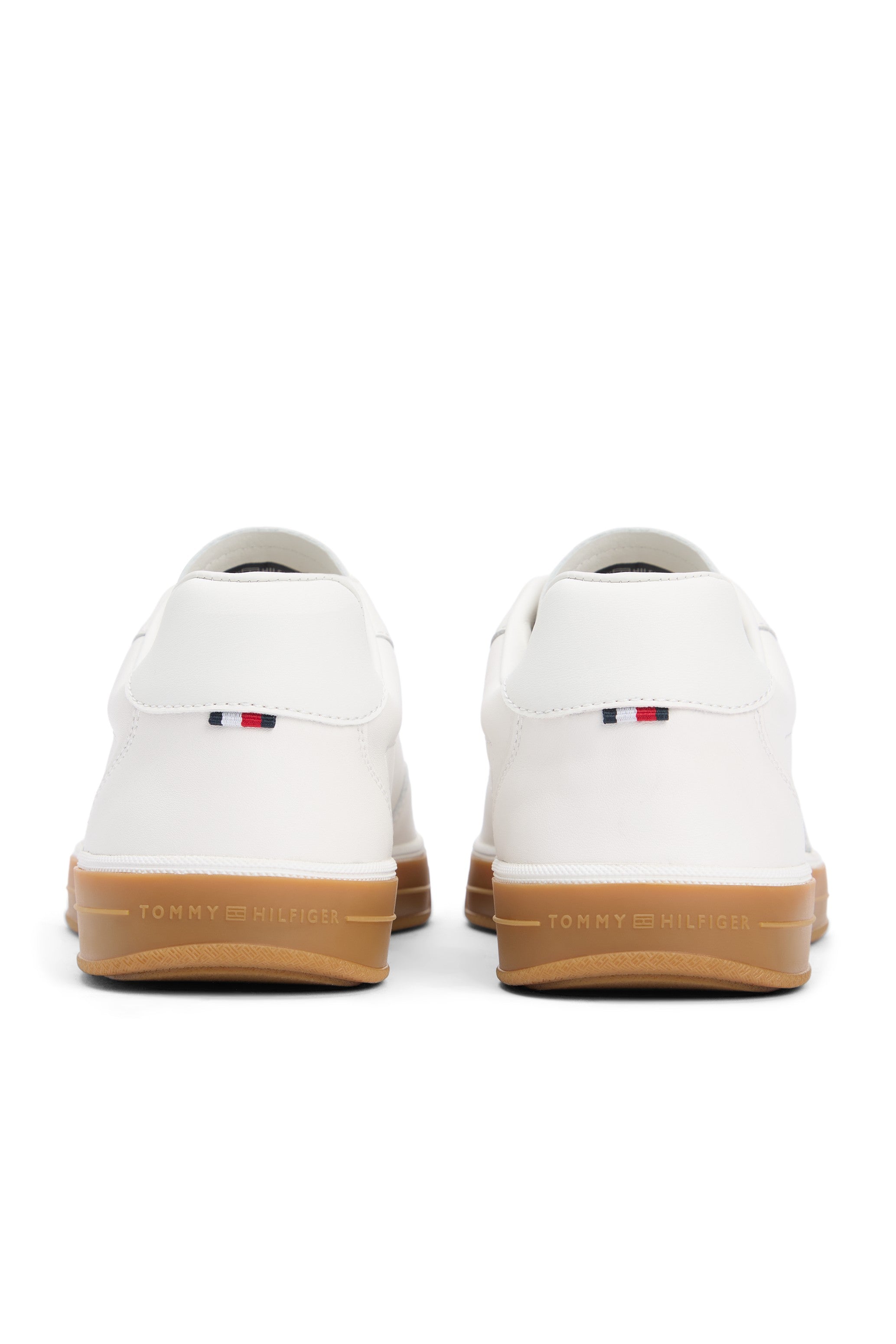 Tommy Hilfiger Luxe Logo Leather Trainers 05815