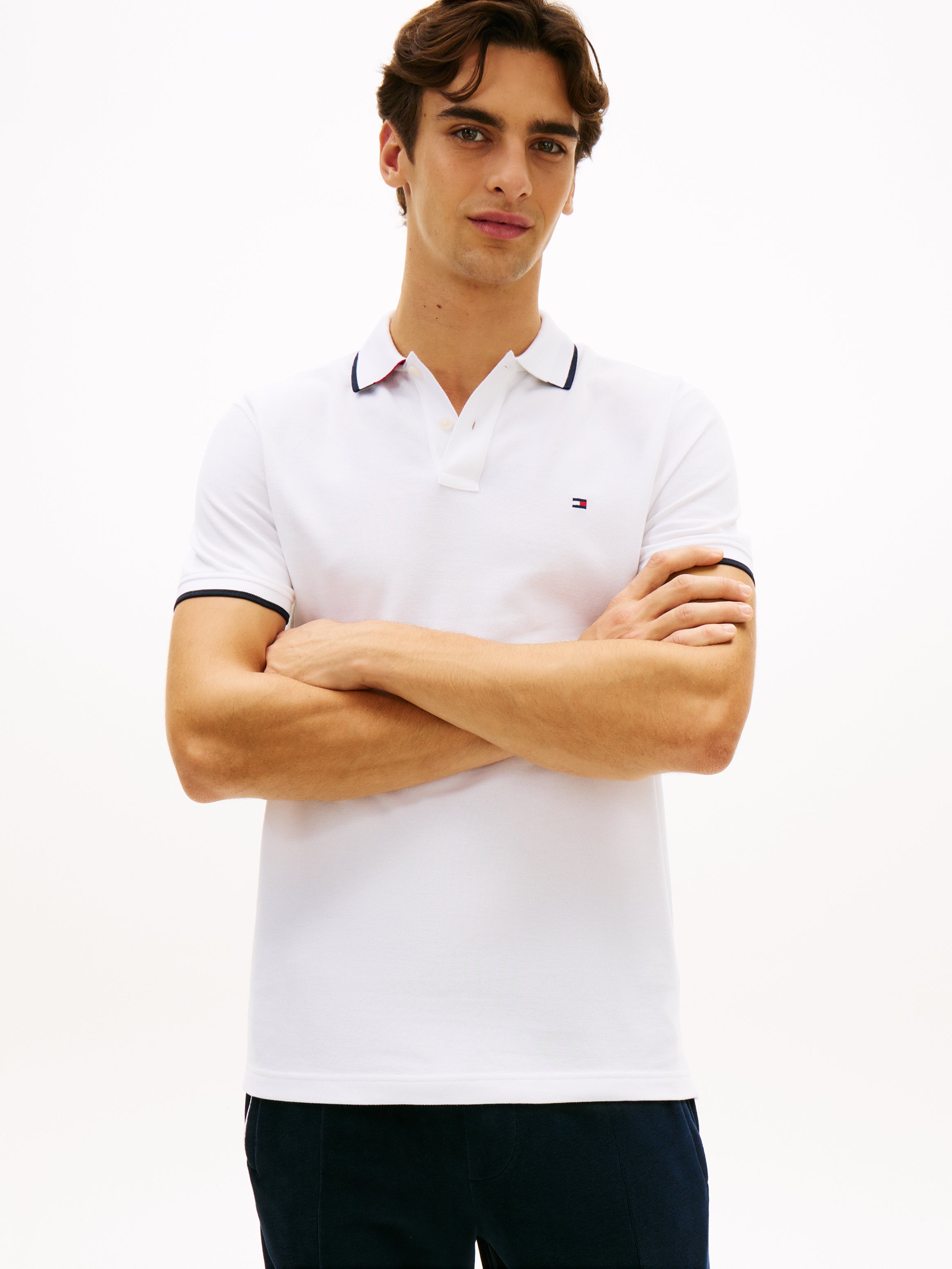 Tommy Hilfiger Tipped Pique Polo Shirt 42748