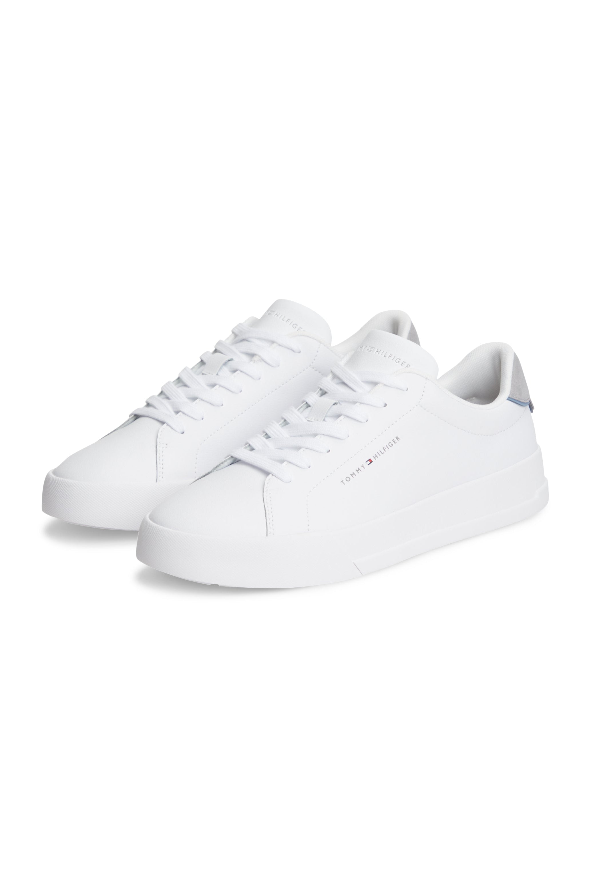 Tommy Hilfiger Leather Court Logo Trainers 05367