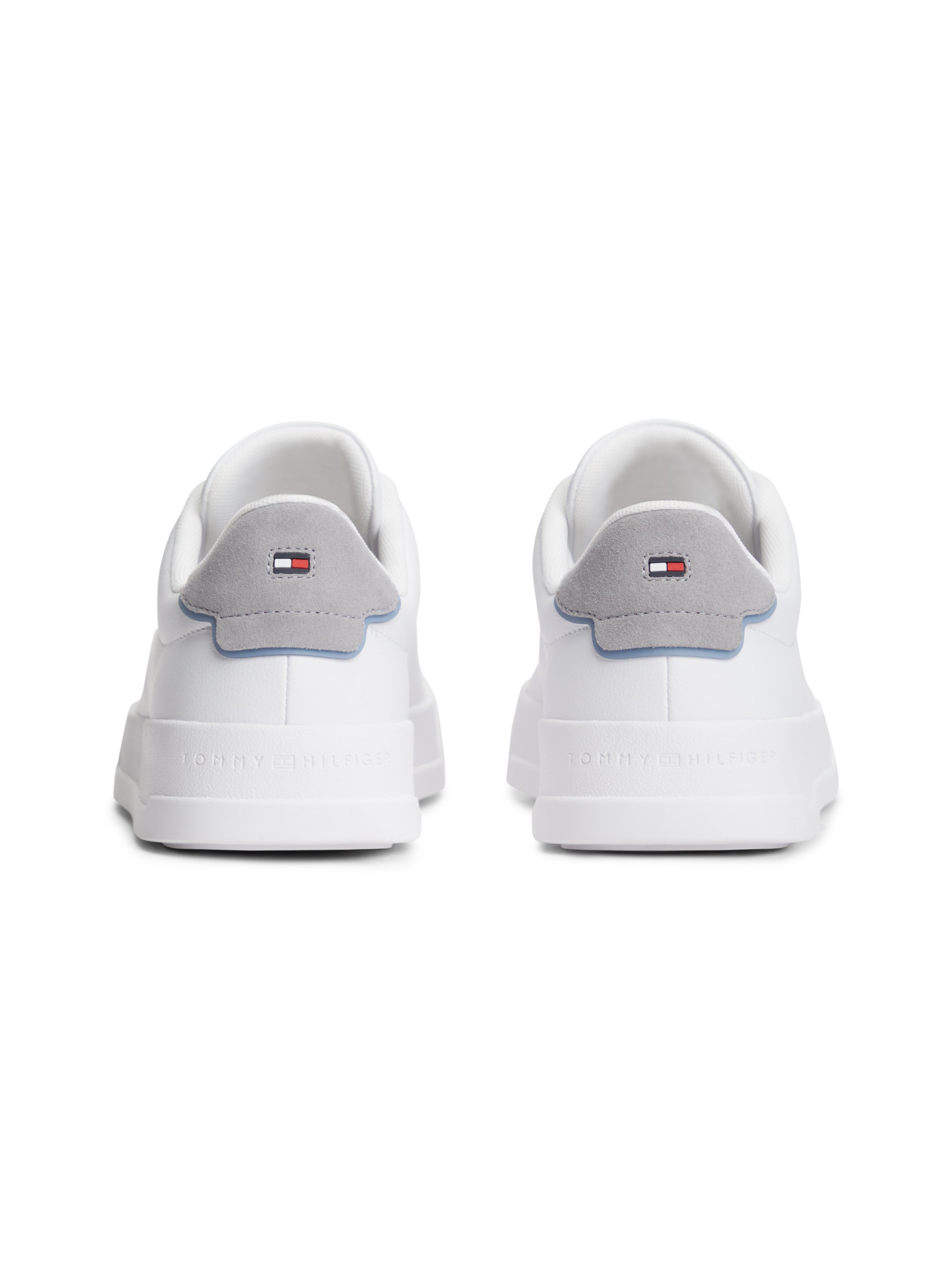 Tommy Hilfiger Leather Court Logo Trainers 05367
