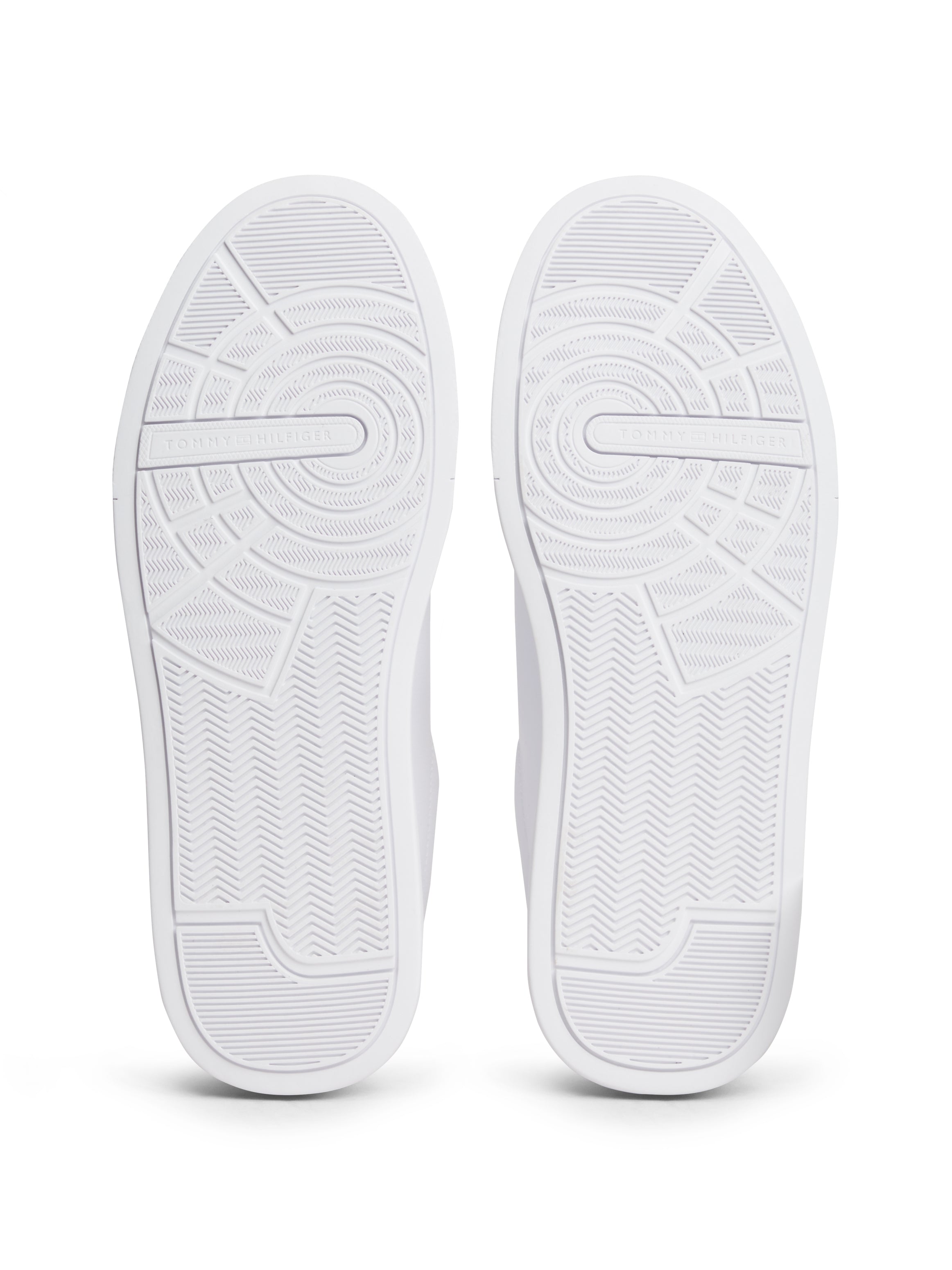 Tommy Hilfiger Leather Court Logo Trainers 05367