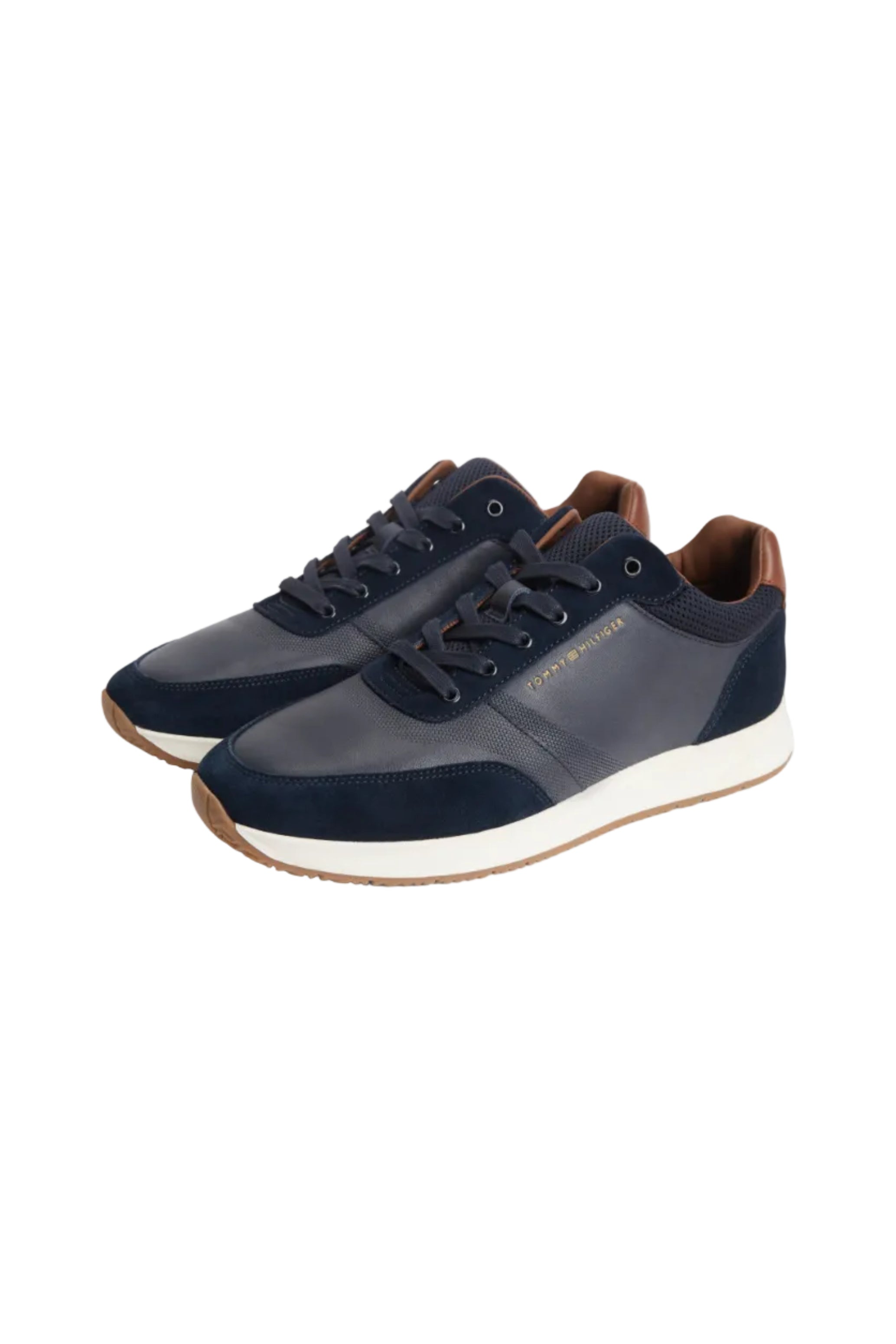 Tommy Hilfiger Mixed Texture Trainers 05910