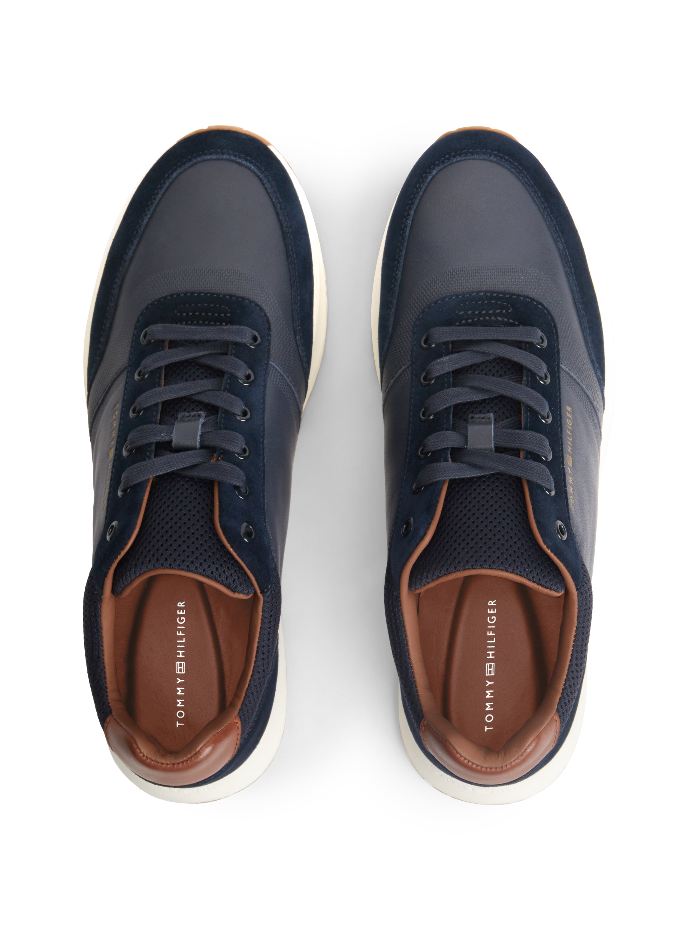 Tommy Hilfiger Mixed Texture Trainers 05910