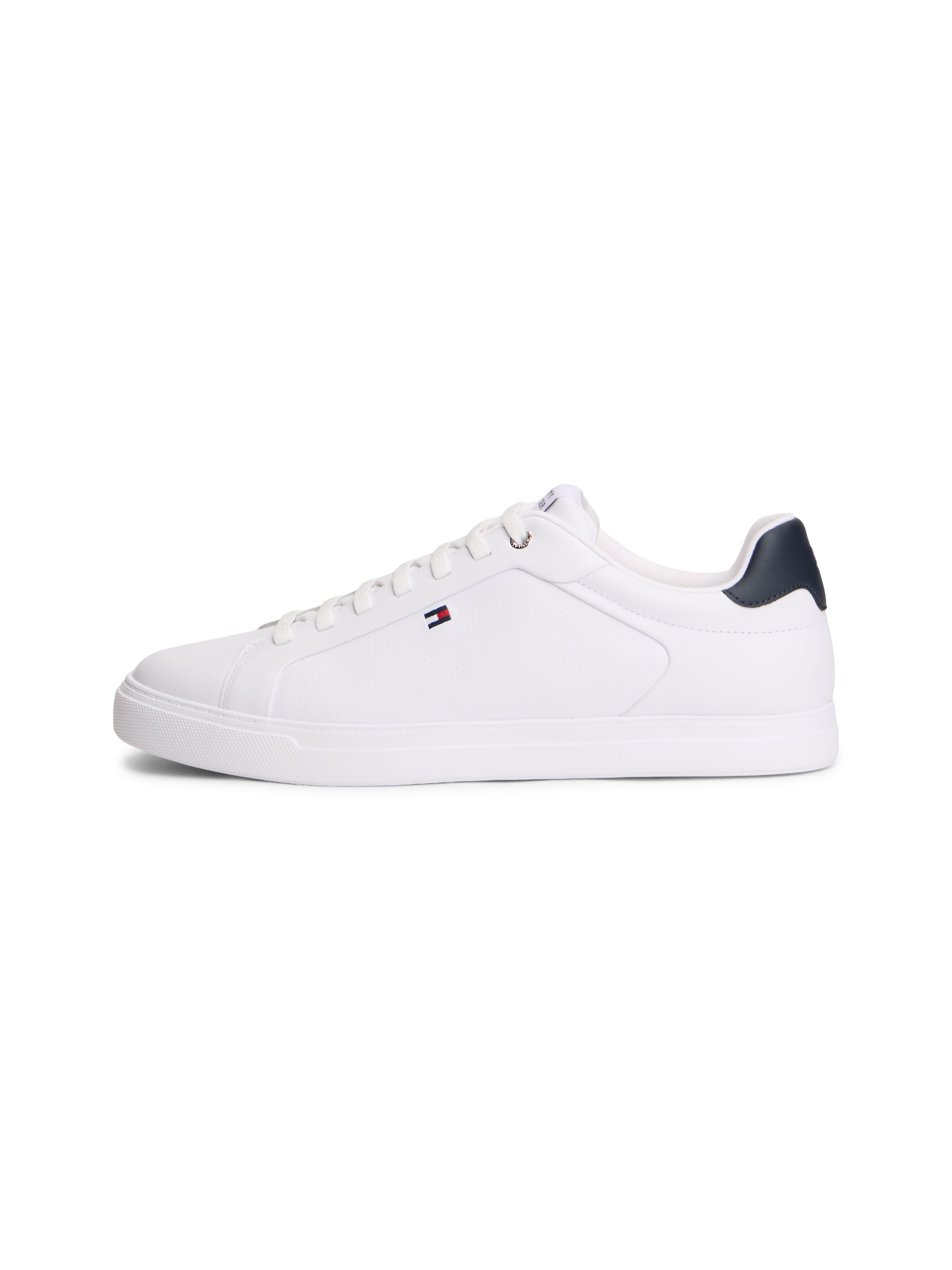 Tommy Hilfiger Light Leather Court Trainers 05946