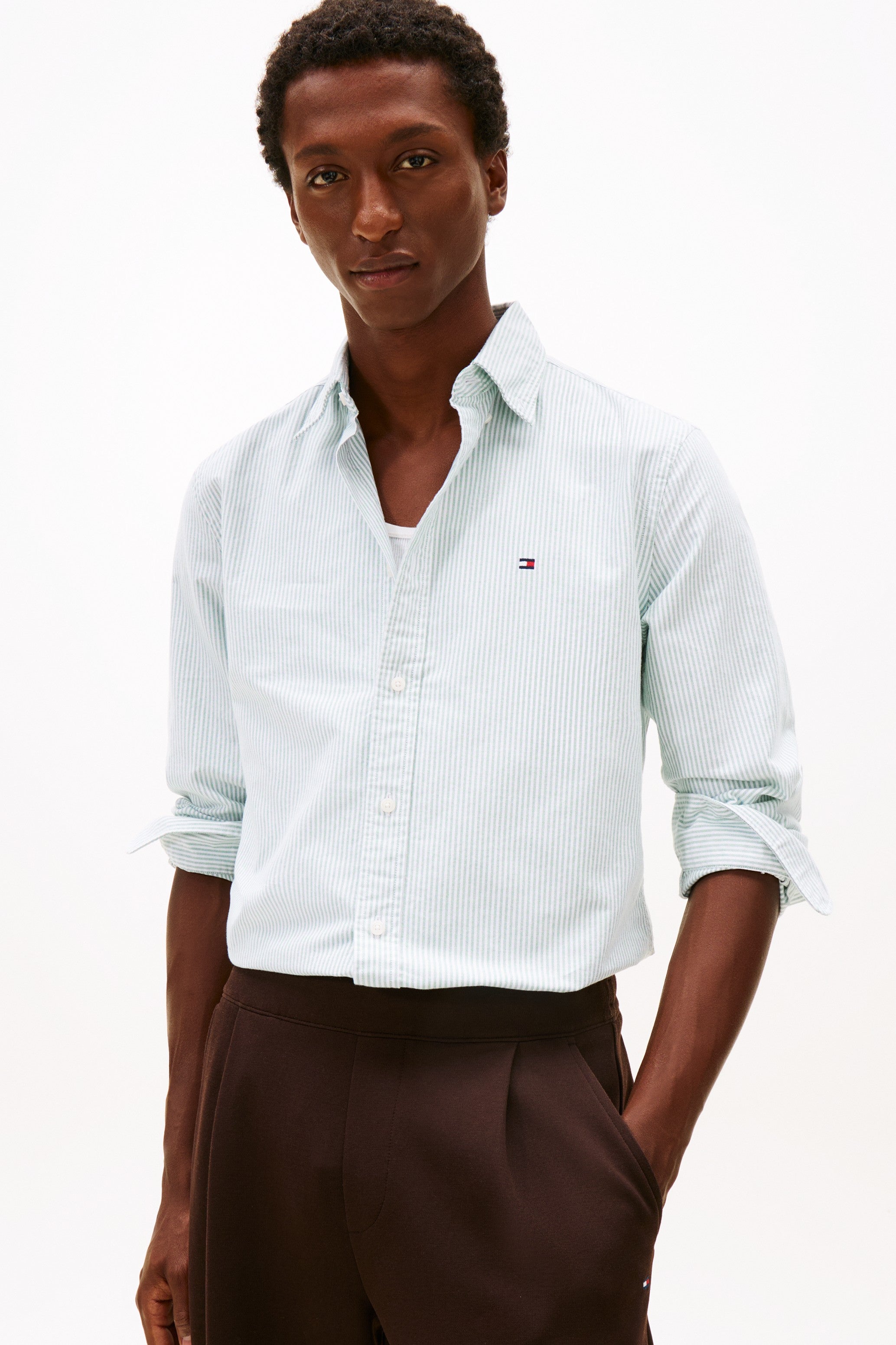 Tommy Hilfiger Regular Stripe Oxford Shirt 36238