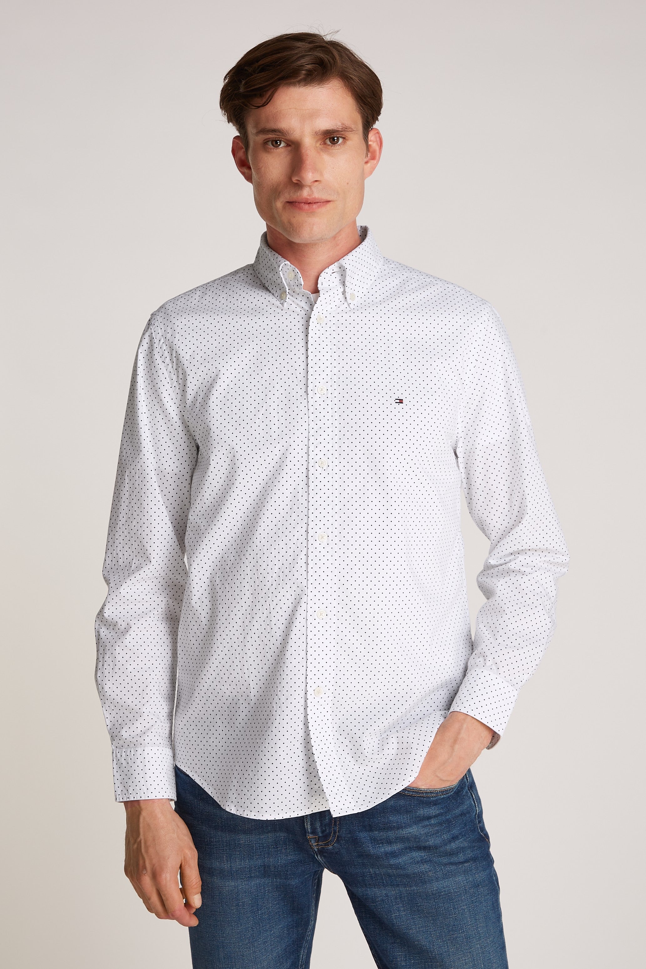Tommy Hilfiger Flex Polka Dot Shirt