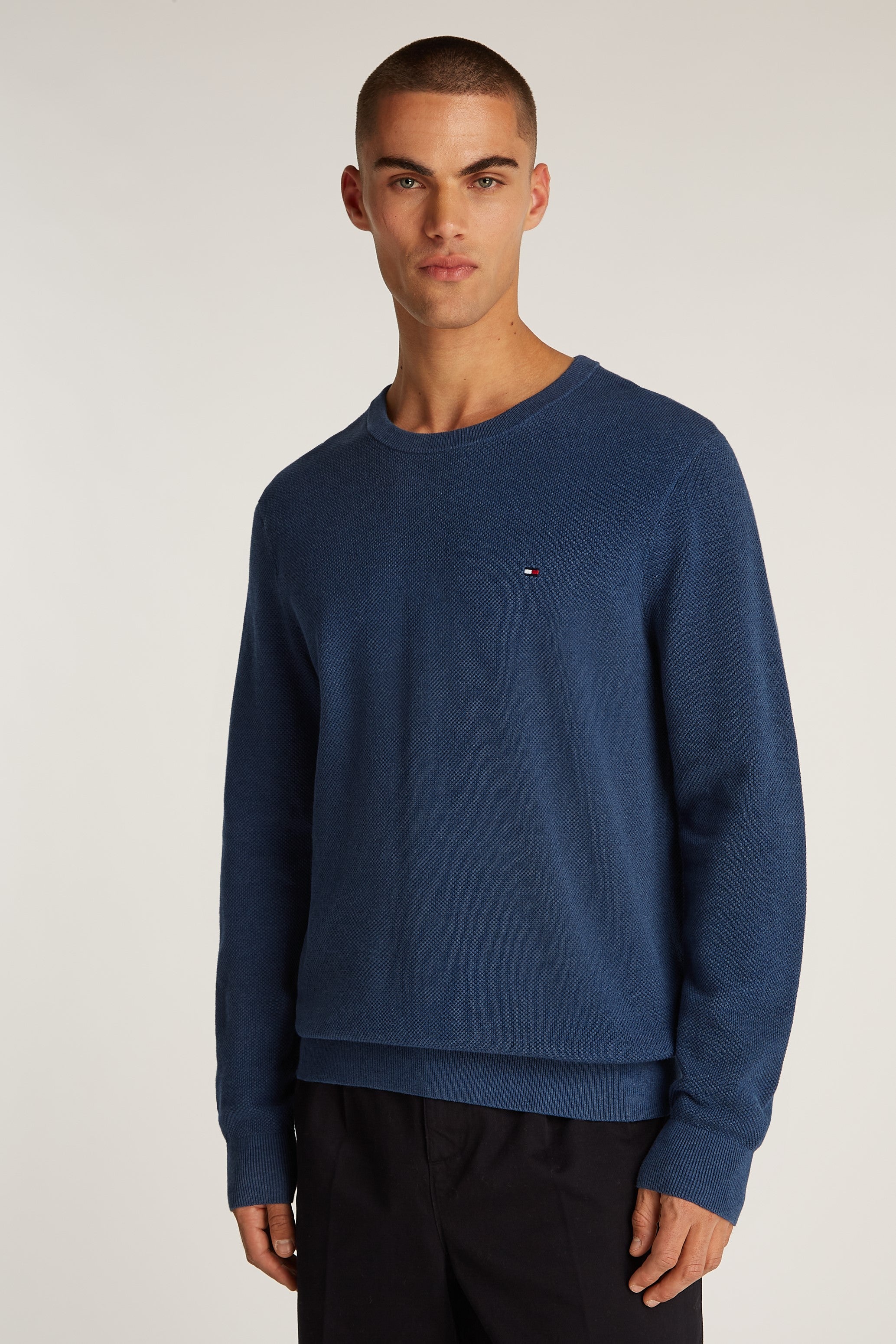 Tommy Hilfiger Essential Structure Crew Neck Knit Sweater