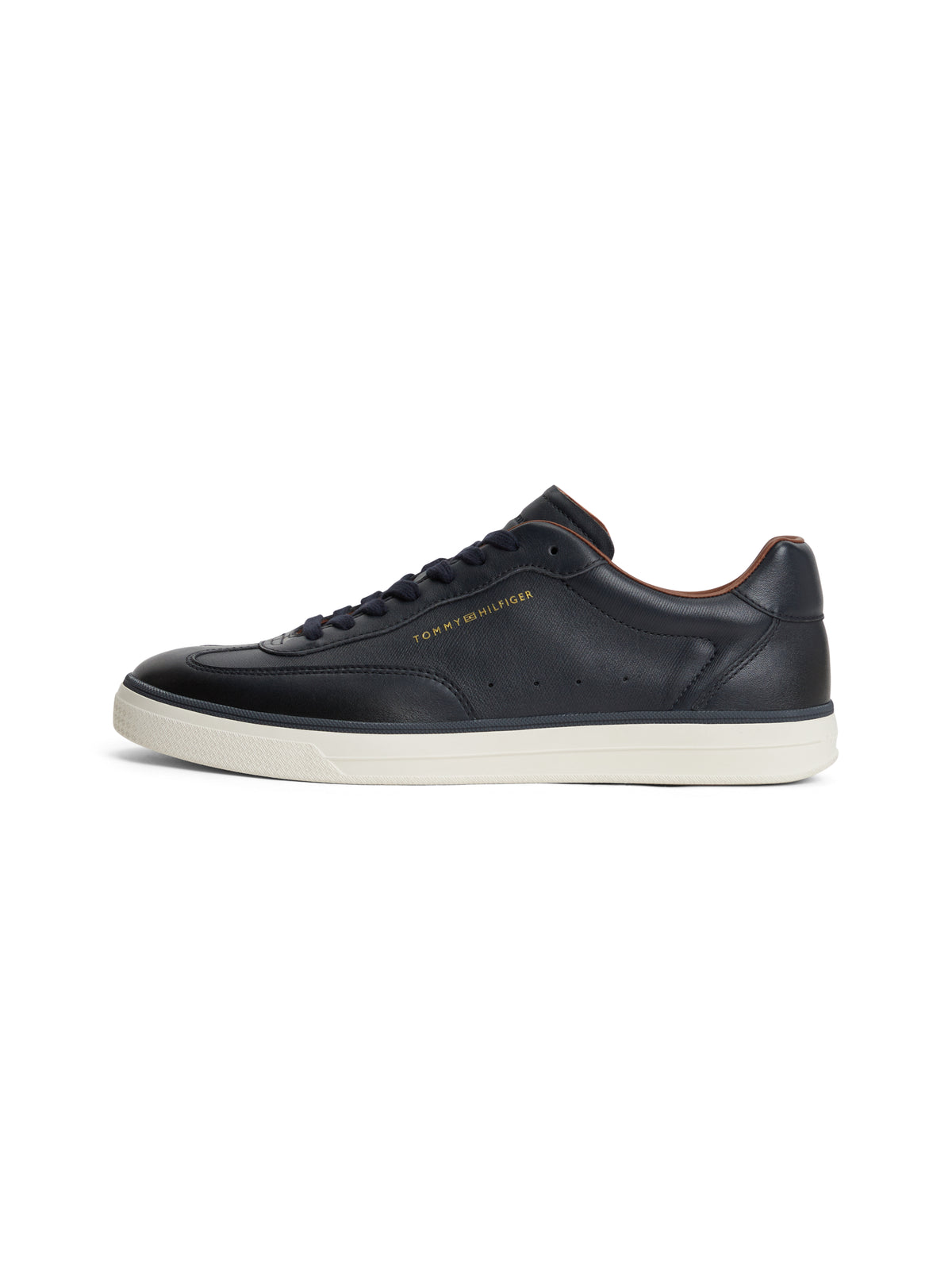 Tommy Hilfiger Saffiano Leather Trainers 06103