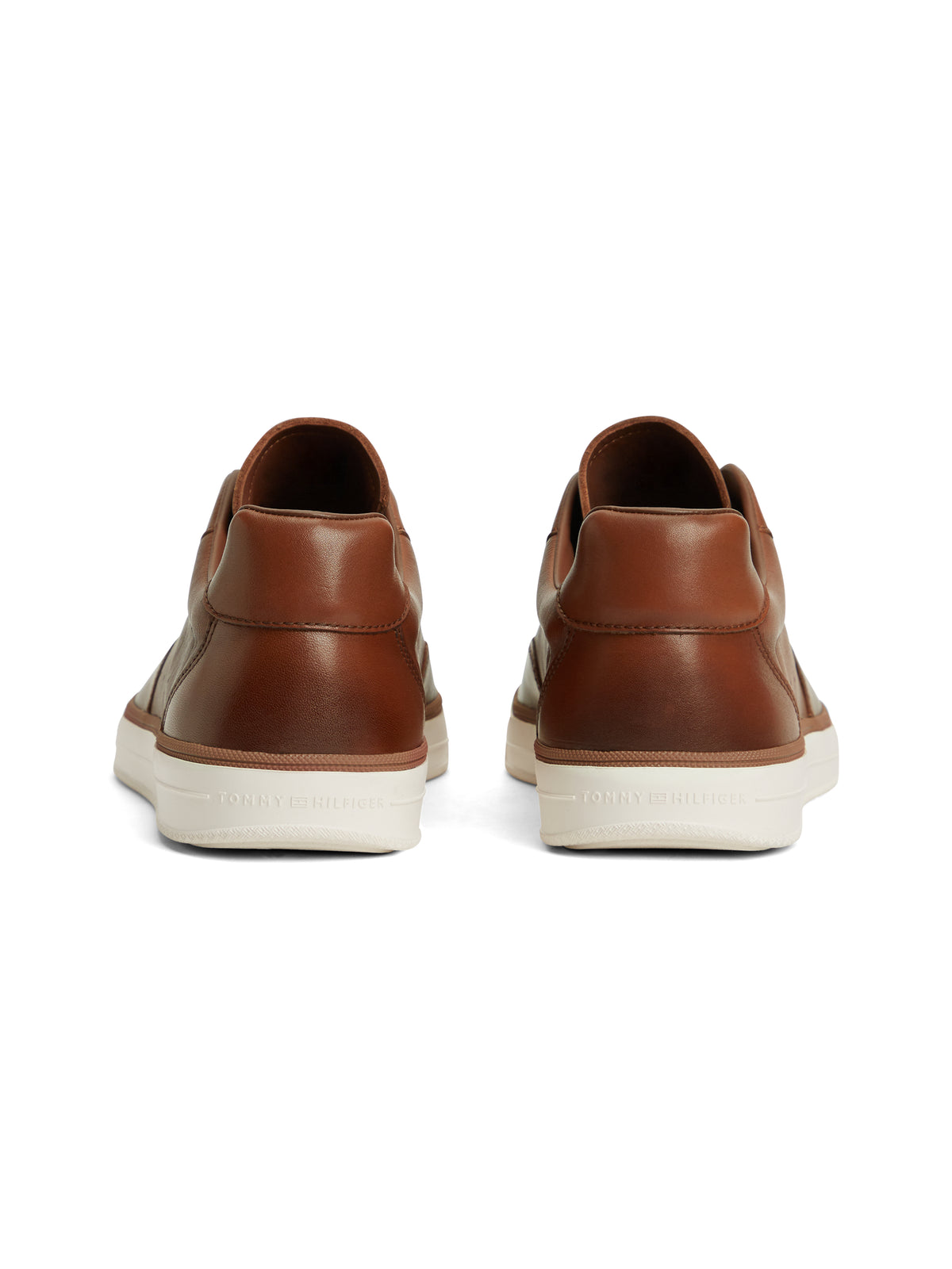 Tommy Hilfiger Saffiano Leather Trainers 06103