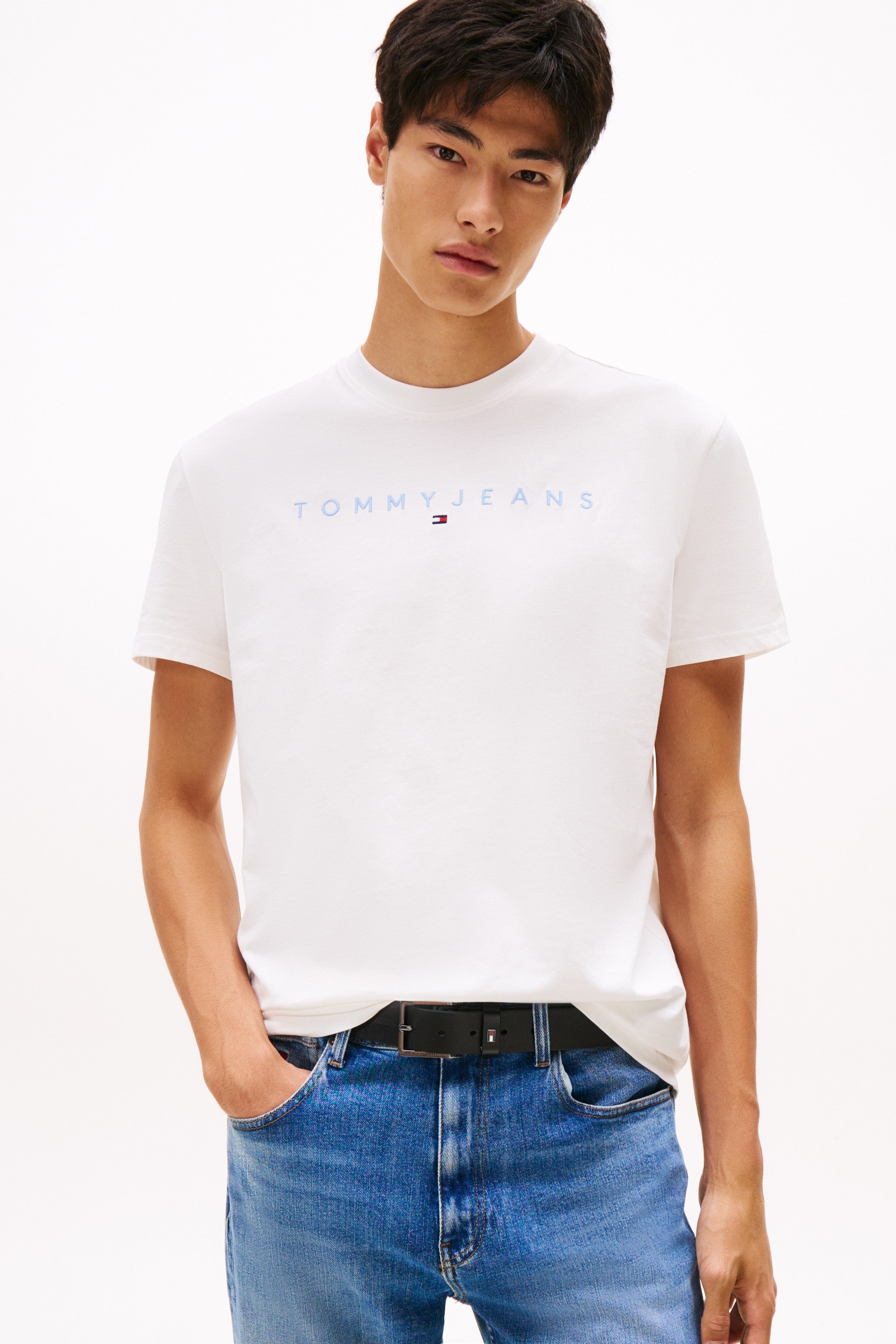 Tommy Jeans Linear Logo Crew T-Shirt 20744