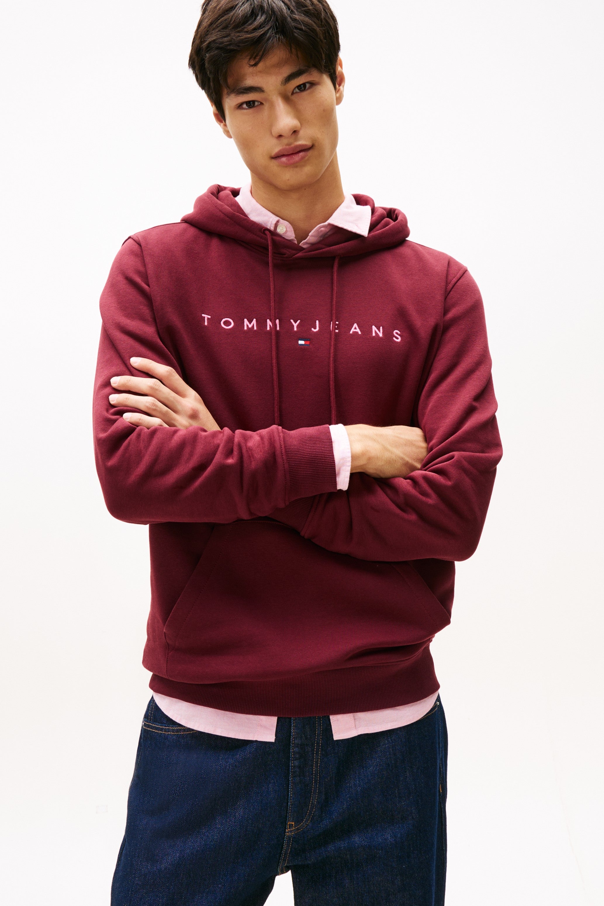 Tommy Jeans Linear Logo Pocket Hoody 20746