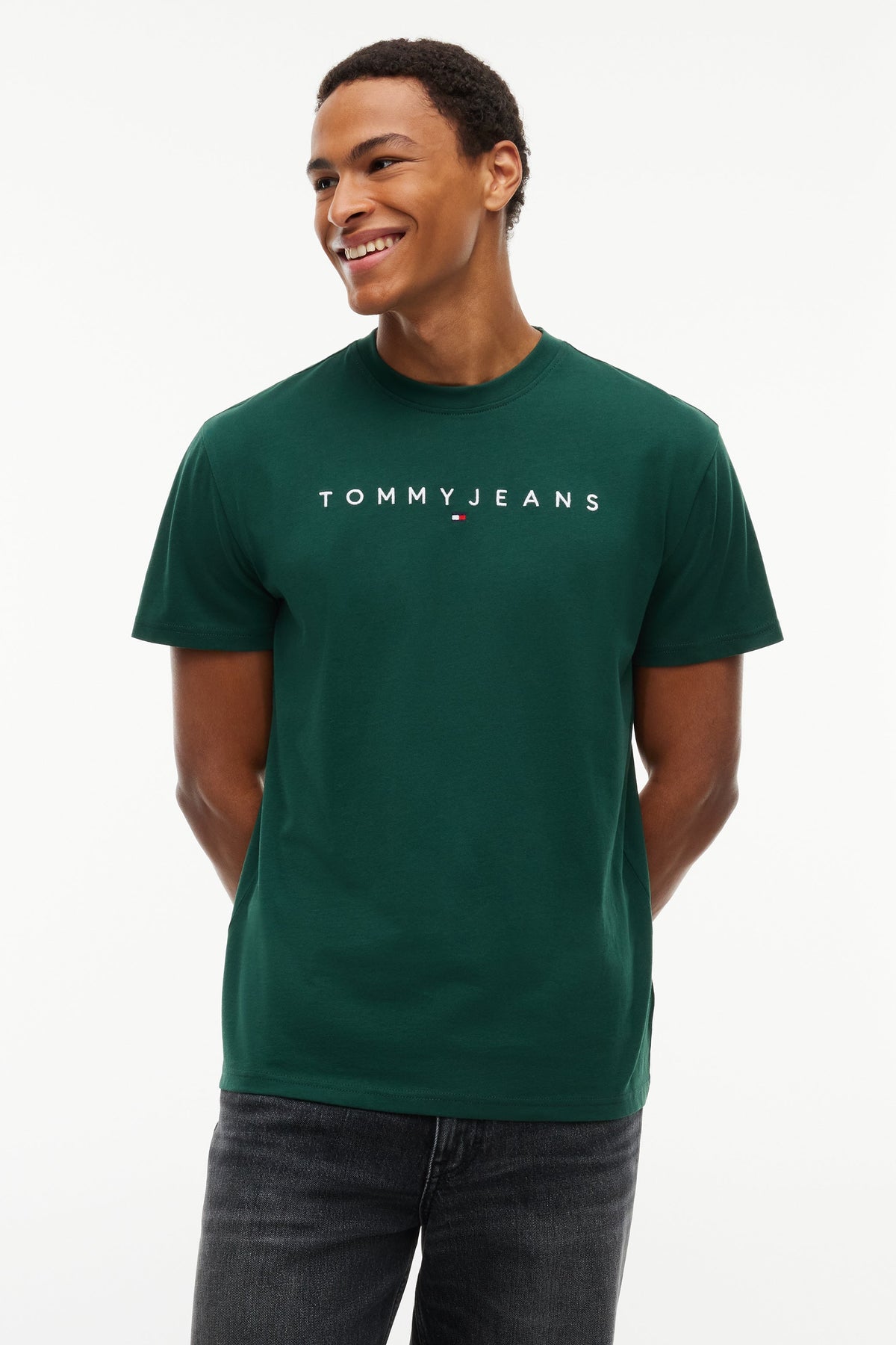 Tommy Jeans Linear Logo Jersey T-Shirt 20744